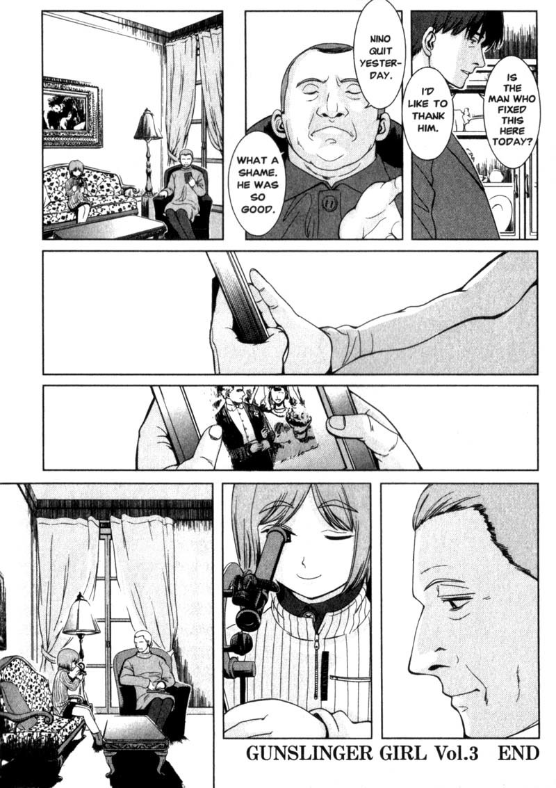 Gunslinger Girl Chapter 17 page 35 - Chapter 17: Retiring Tibetan Terrier