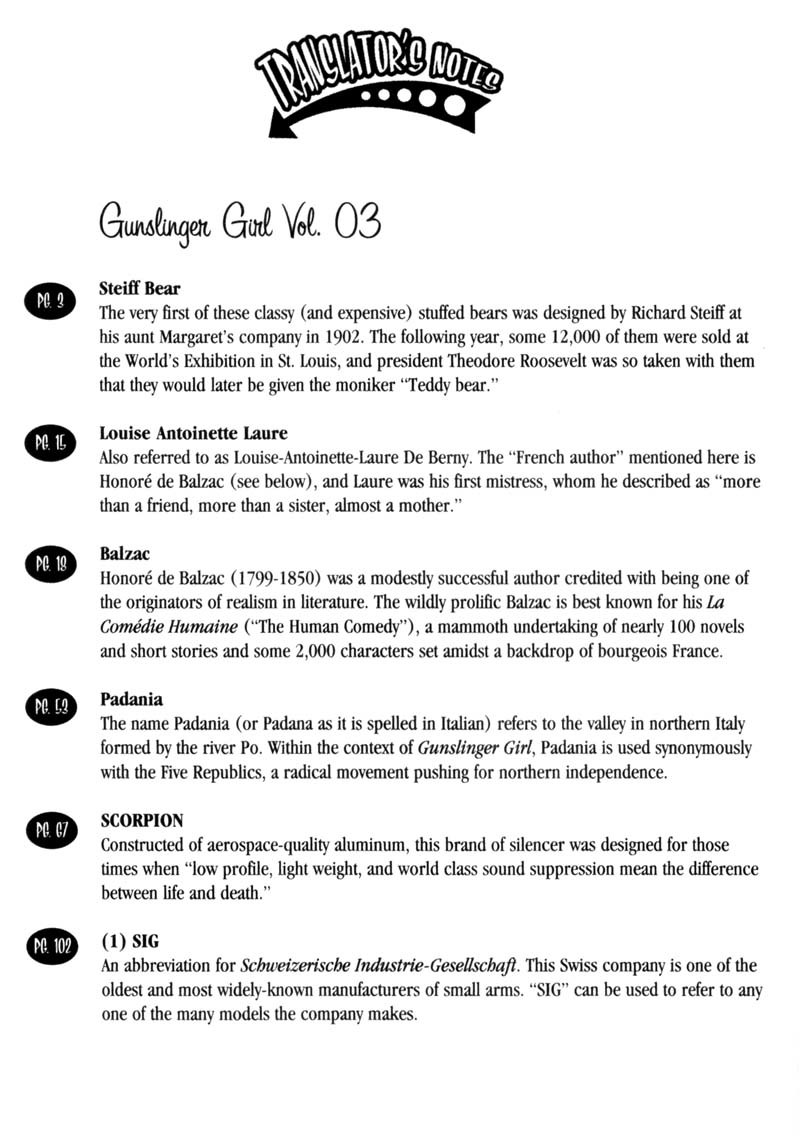 Gunslinger Girl Chapter 17 page 38 - Chapter 17: Retiring Tibetan Terrier