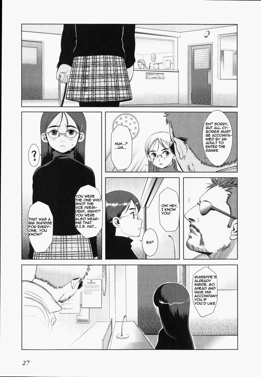 Gunslinger Girl Chapter 18 page 28 - Chapter 18: Tiny Joy, Tearless Grief