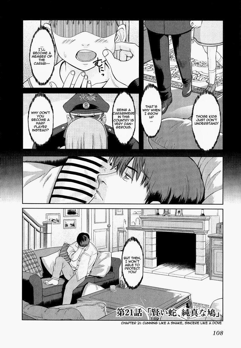 Gunslinger Girl Chapter 21 page 2 - Chapter 21: Clever Serpents, Innocent Doves
