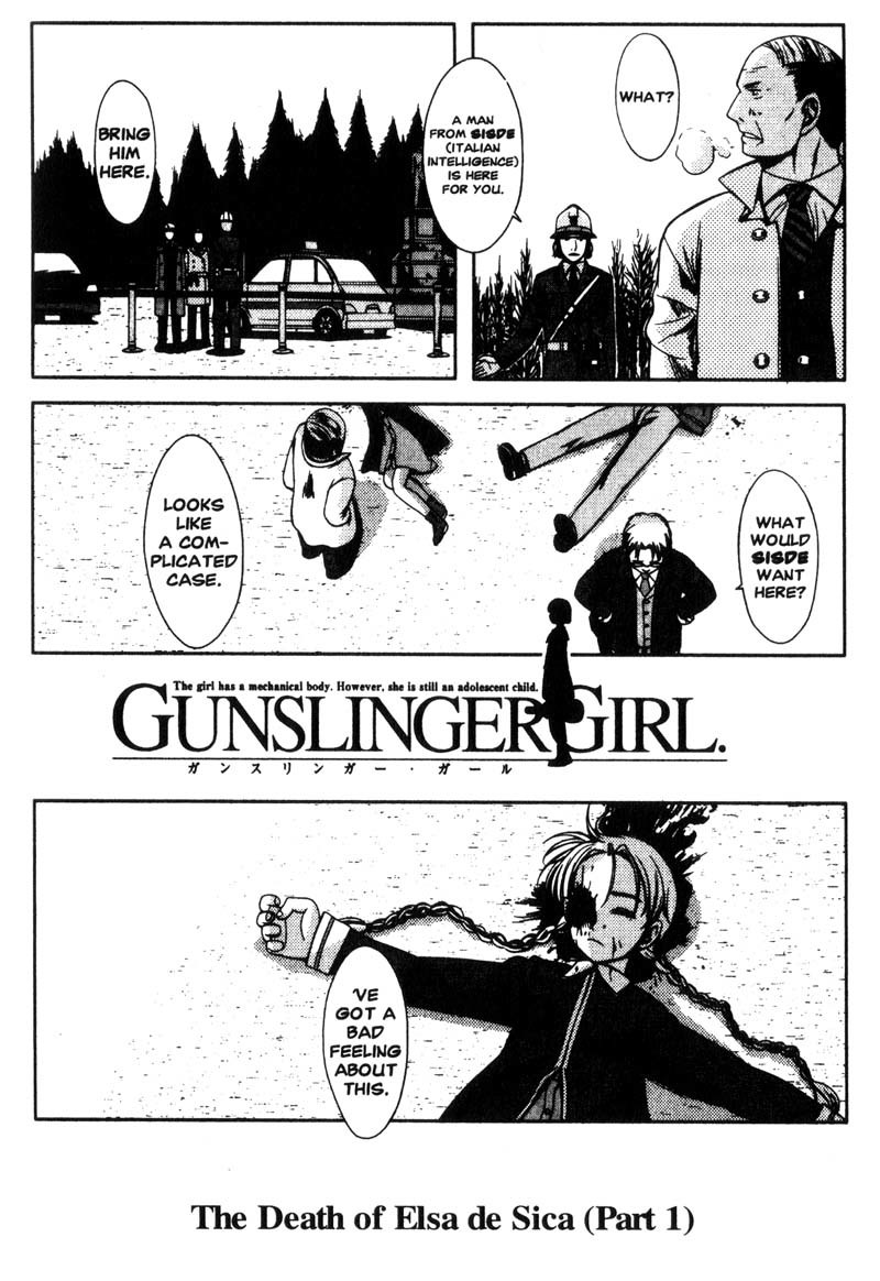 Gunslinger Girl Chapter 4 page 3 - Chapter 4: The Death of Elsa de Sica (Part 1)