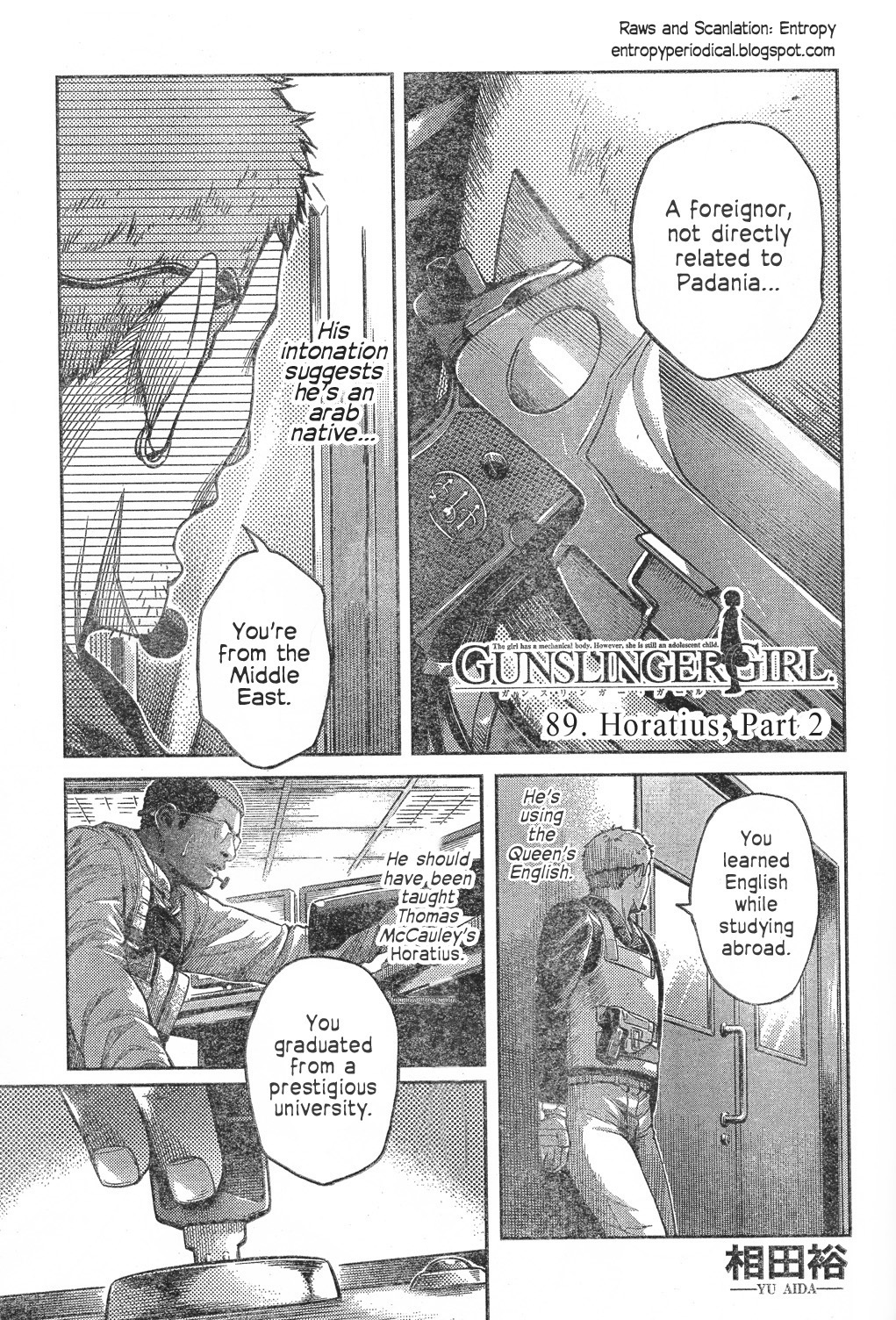 Gunslinger Girl Chapter 89 page 1 - Chapter 89: Horatius (Part 2)