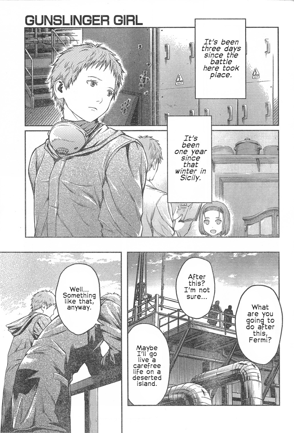 Gunslinger Girl Chapter 95 page 5 - Chapter 95: Survivors
