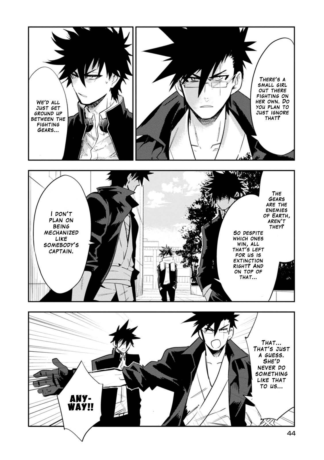 Guren Five Chapter 11 page 10 - Chapter 11: The Gears Bring it On!!