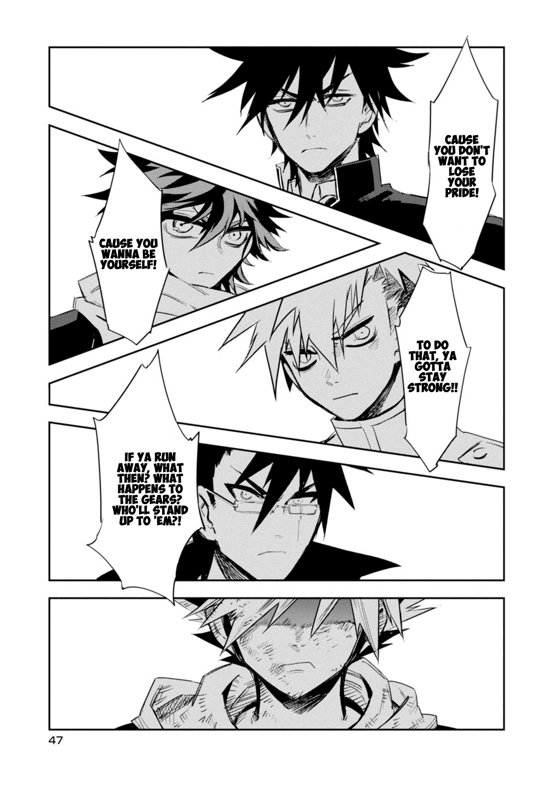 Guren Five Chapter 11 page 13 - Chapter 11: The Gears Bring it On!!