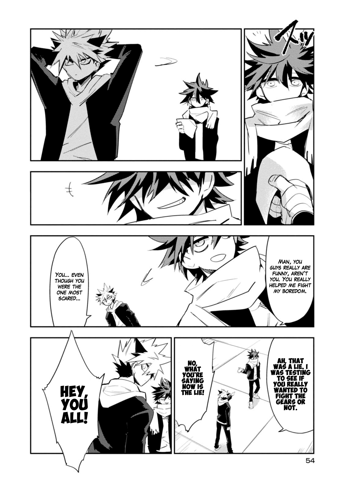 Guren Five Chapter 11 page 20 - Chapter 11: The Gears Bring it On!!