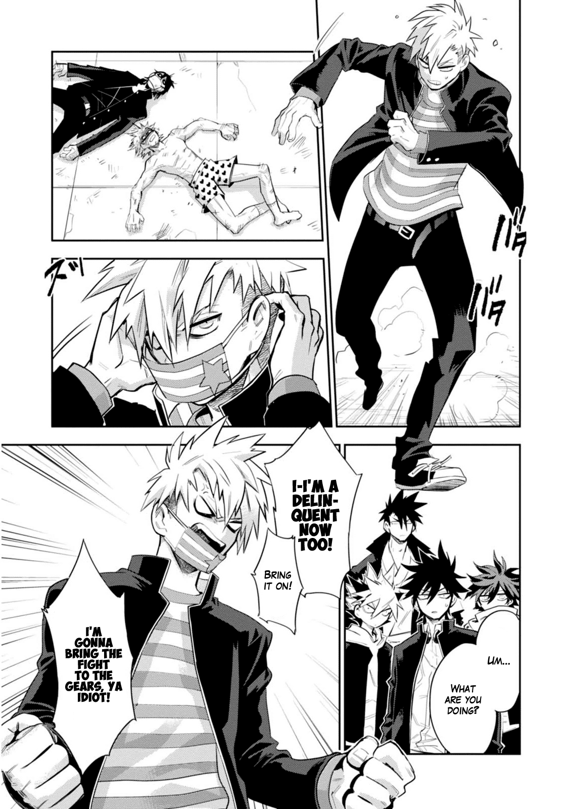 Guren Five Chapter 11 page 21 - Chapter 11: The Gears Bring it On!!