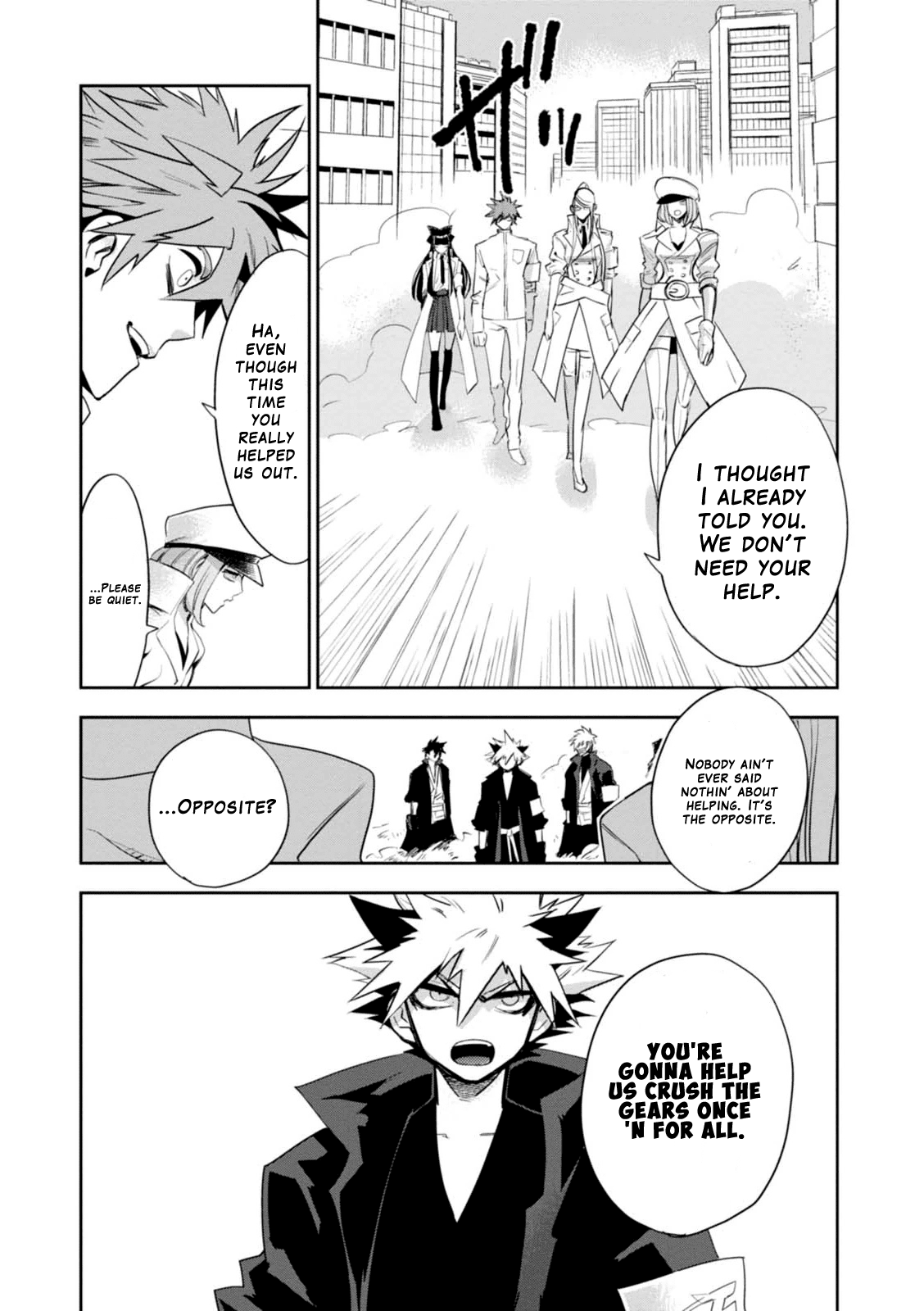 Guren Five Chapter 12 page 17 - Chapter 12: The Reason for Fighting