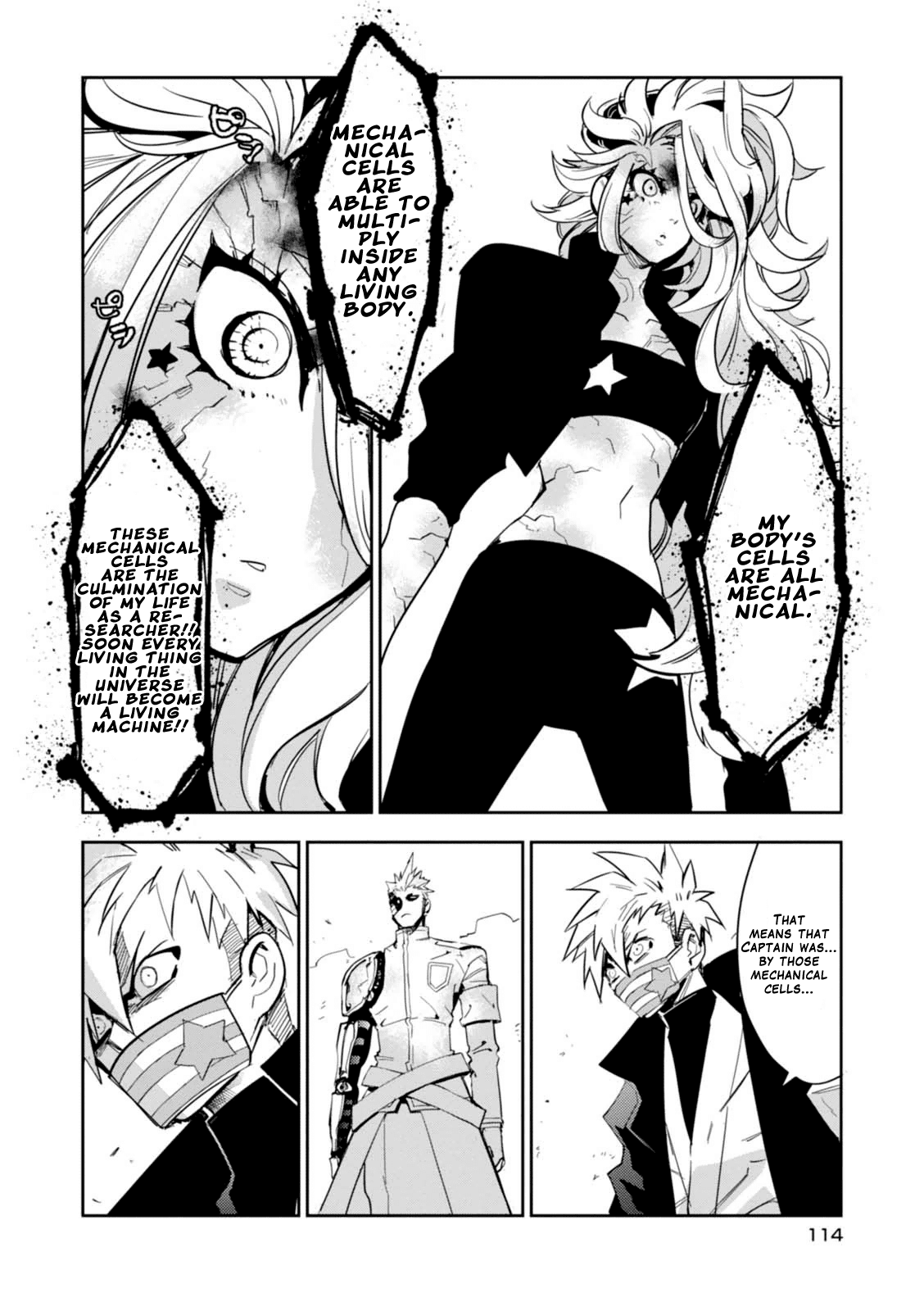 Guren Five Chapter 13 page 16 - Chapter 13: Full Throttle Fighting Spirit