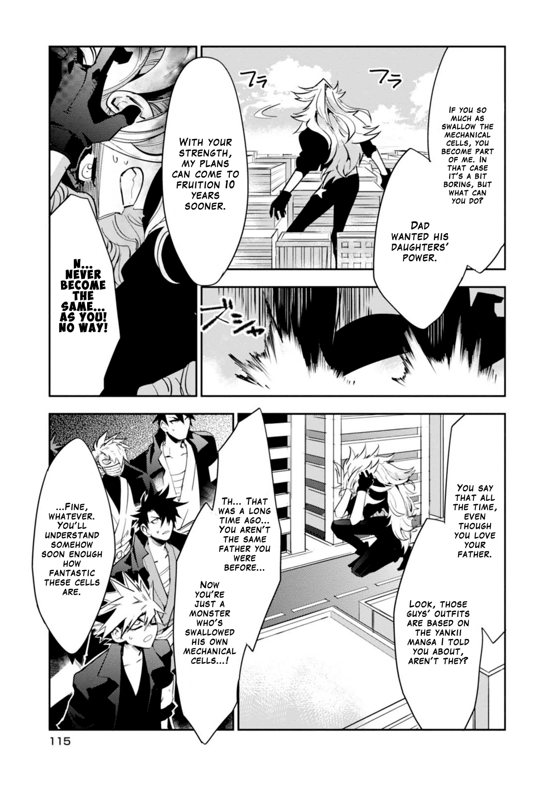 Guren Five Chapter 13 page 17 - Chapter 13: Full Throttle Fighting Spirit