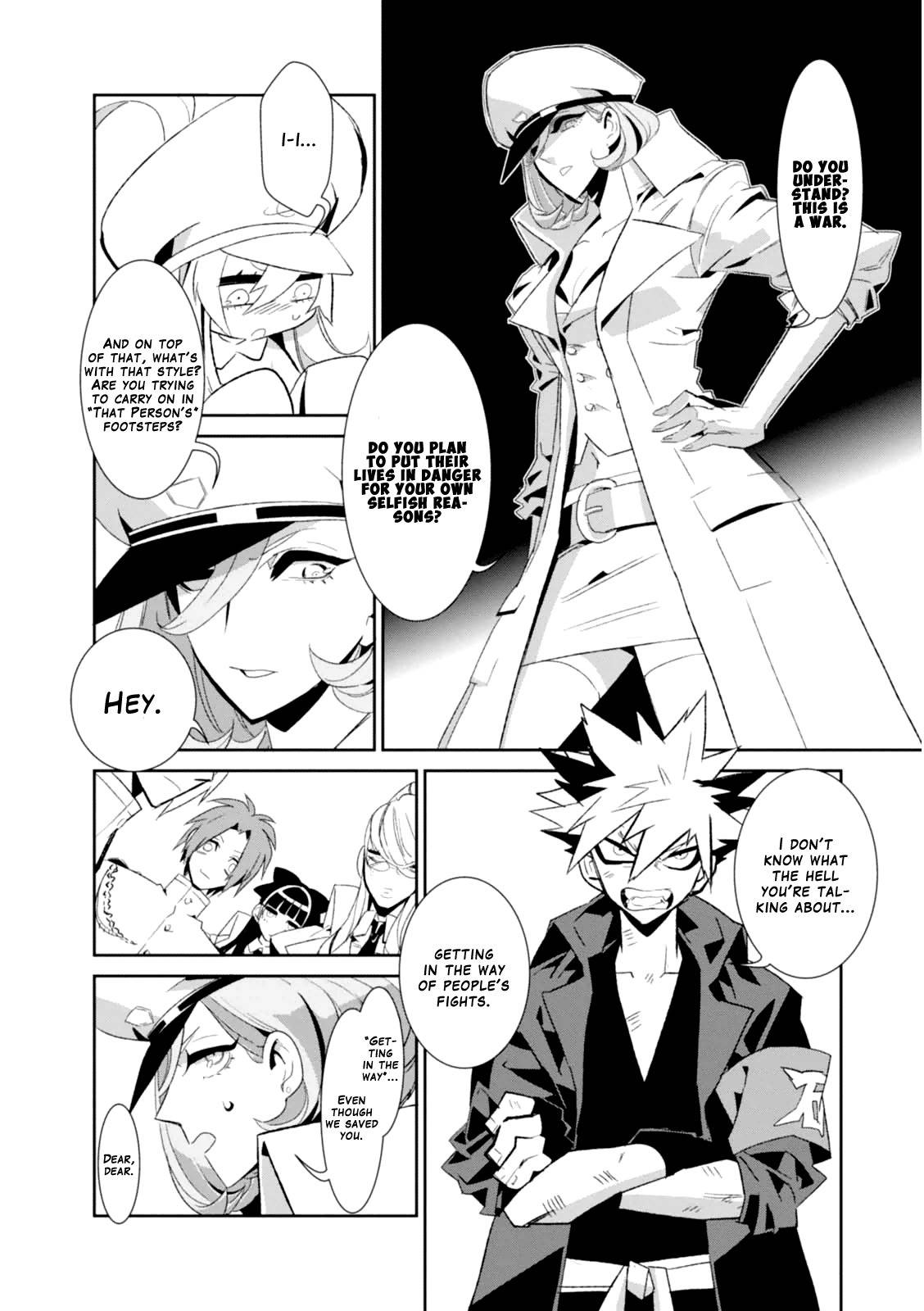 Guren Five Chapter 3 page 12 - Chapter 3: Heroes of Justice!?