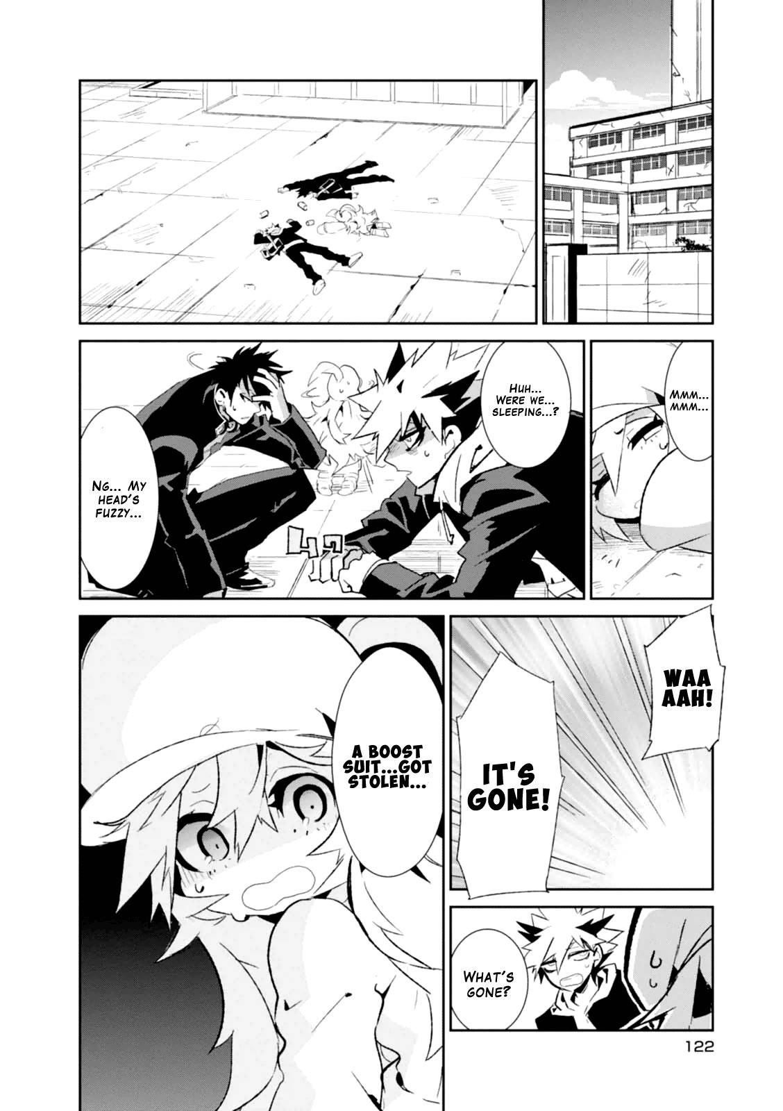 Guren Five Chapter 3 page 28 - Chapter 3: Heroes of Justice!?