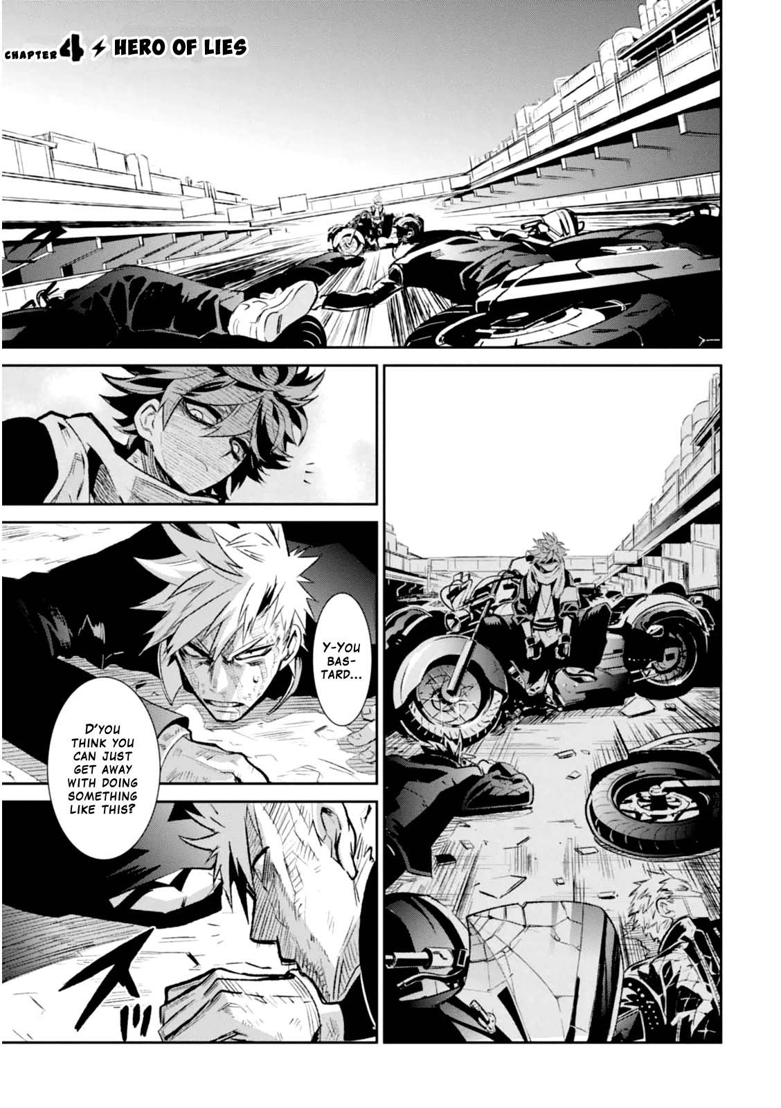 Guren Five Chapter 4 page 1 - Chapter 4: Hero of Lies