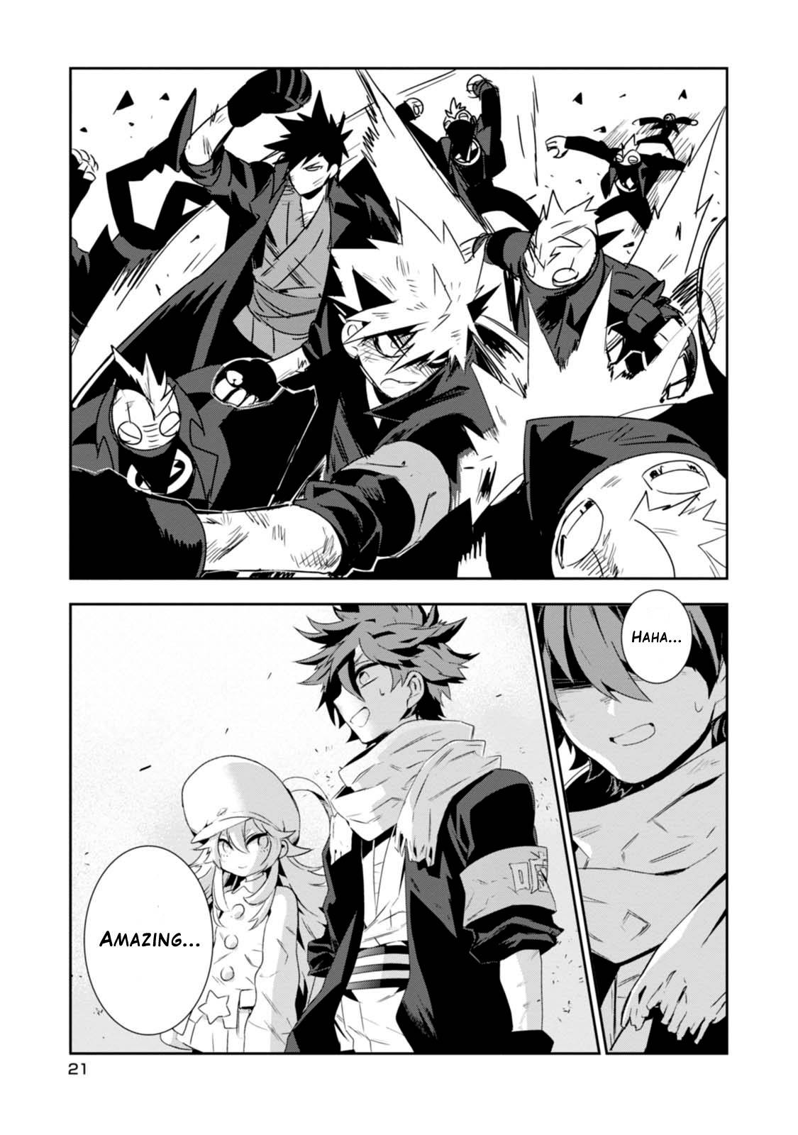 Guren Five Chapter 5 page 23 - Chapter 5: Fights Ain't Just About Numbers!
