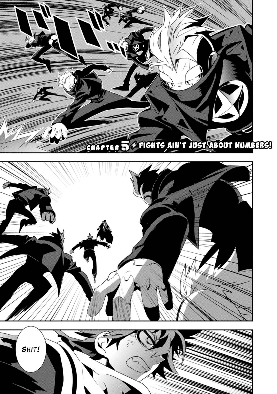 Guren Five Chapter 5 page 5 - Chapter 5: Fights Ain't Just About Numbers!