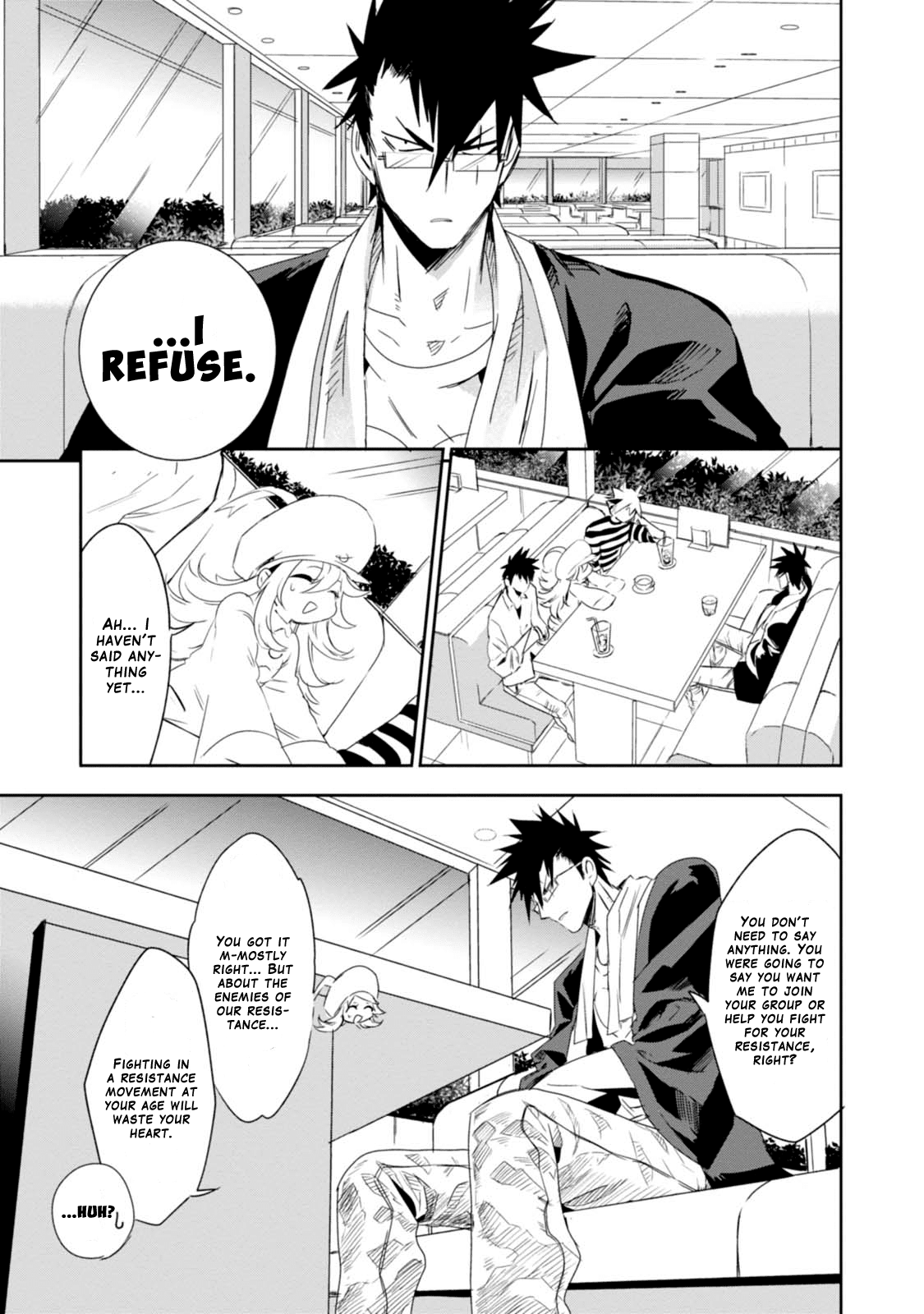 Guren Five Chapter 6 page 19 - Chapter 6: Demon Cross