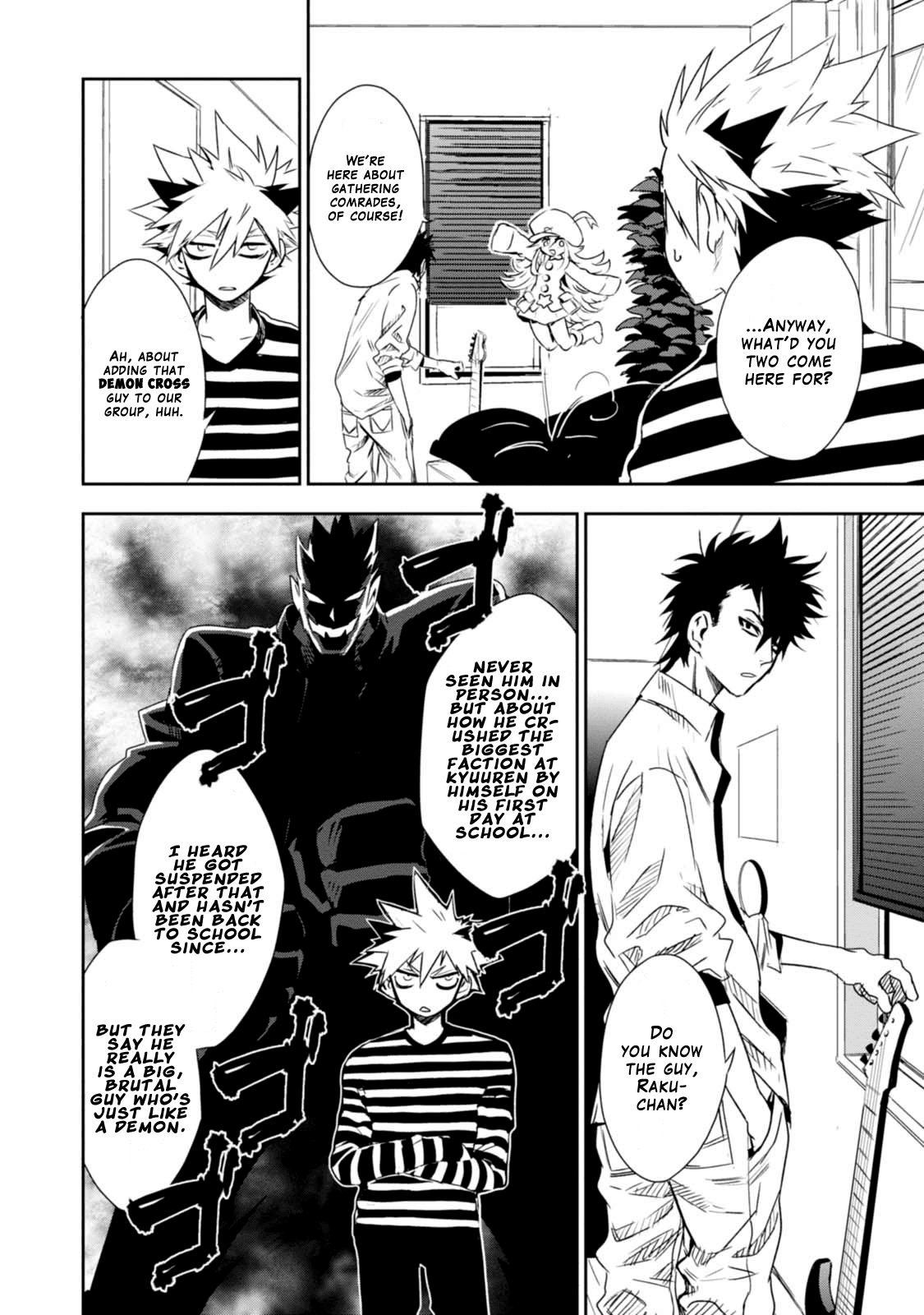 Guren Five Chapter 6 page 4 - Chapter 6: Demon Cross