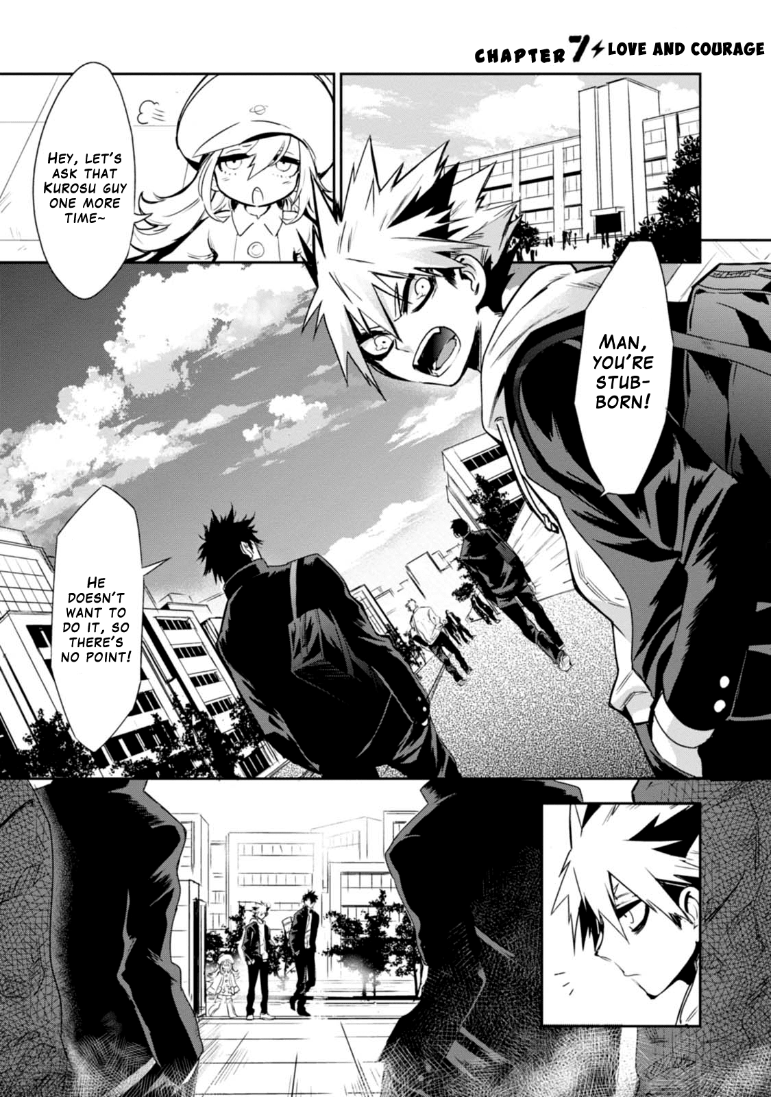 Guren Five Chapter 7 page 1 - Chapter 7: Love and Courage