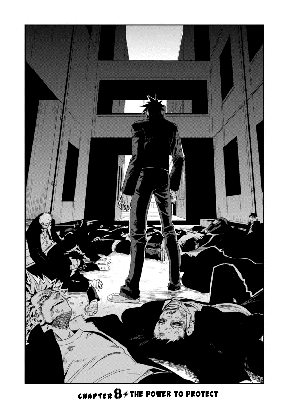Guren Five Chapter 8 page 1 - Chapter 8: The Power to Protect