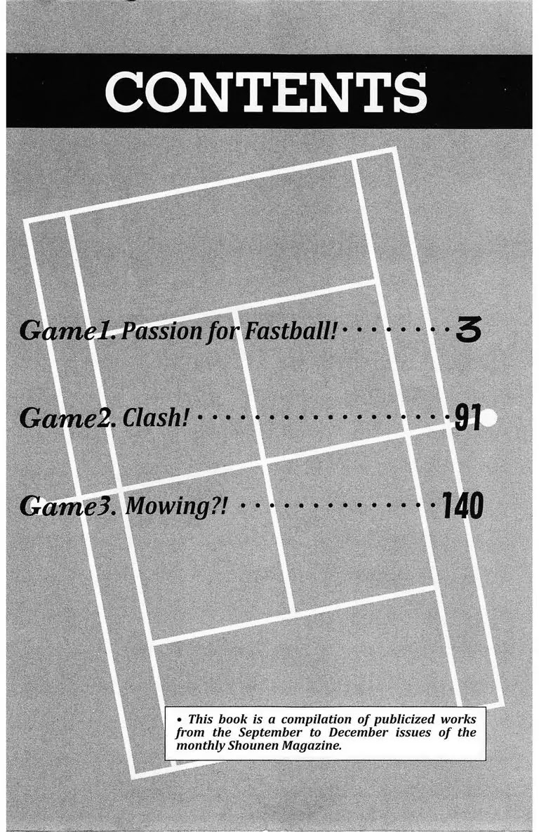Gut's Chapter 1 page 4 - Chapter 1: Vol.1 Game 1: Passion for Fastball!