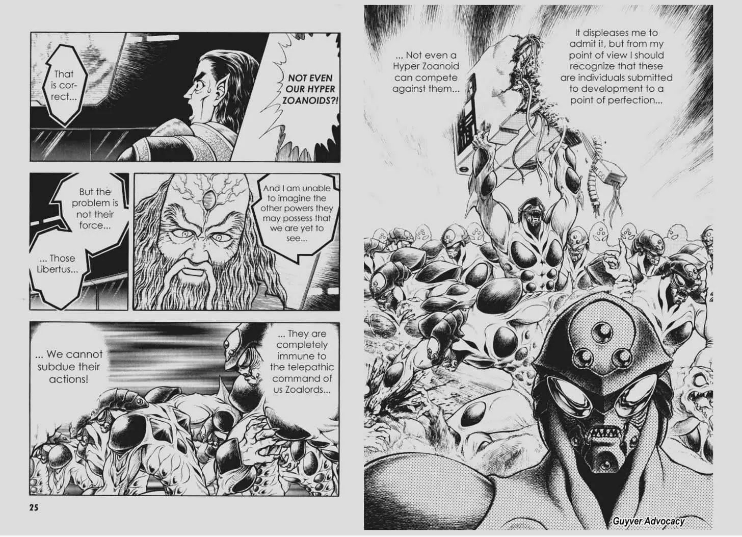 Guyver Chapter 100 page 12 - Chapter 100: The Intrigue of Three Lords