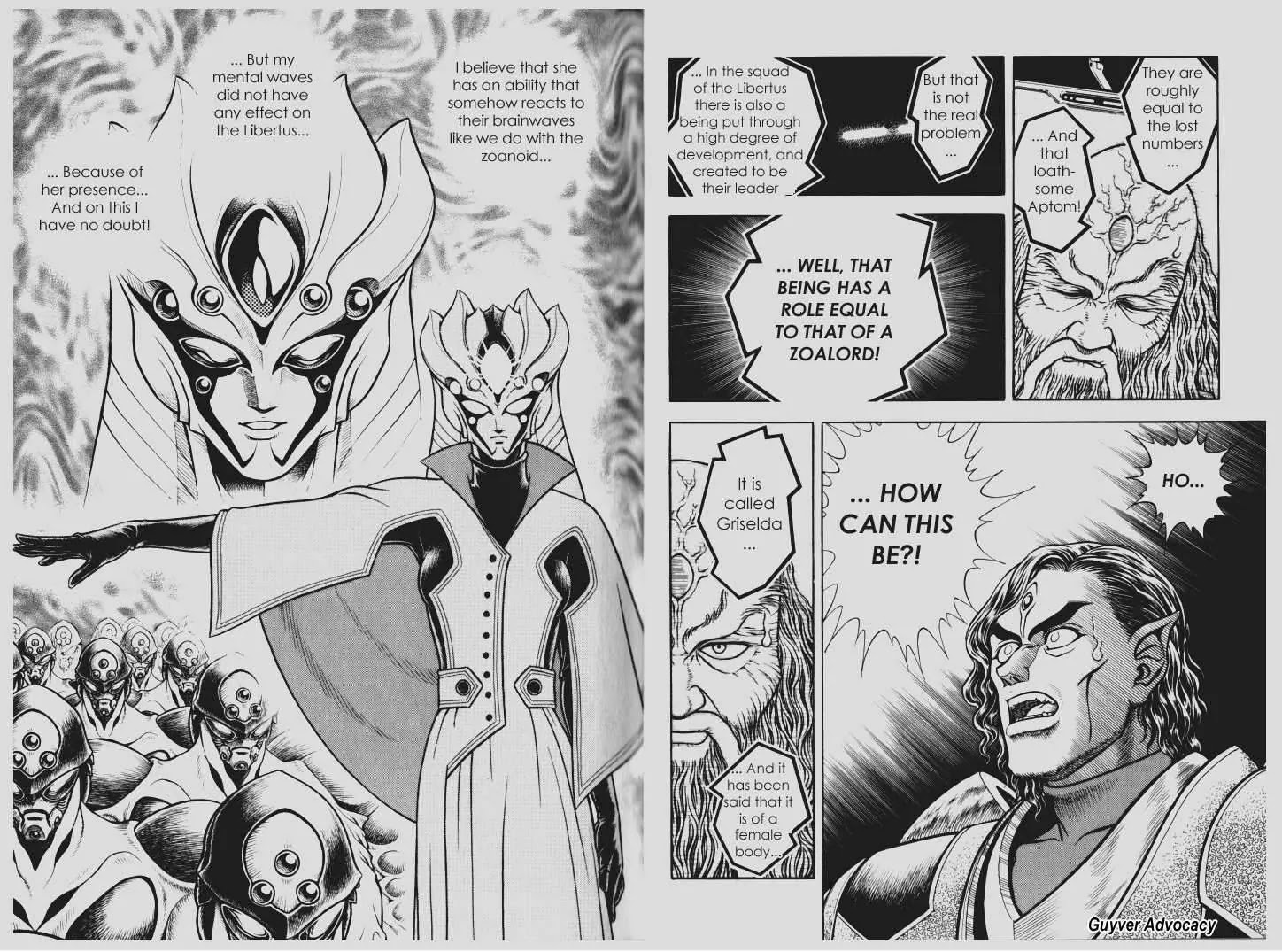 Guyver Chapter 100 page 13 - Chapter 100: The Intrigue of Three Lords