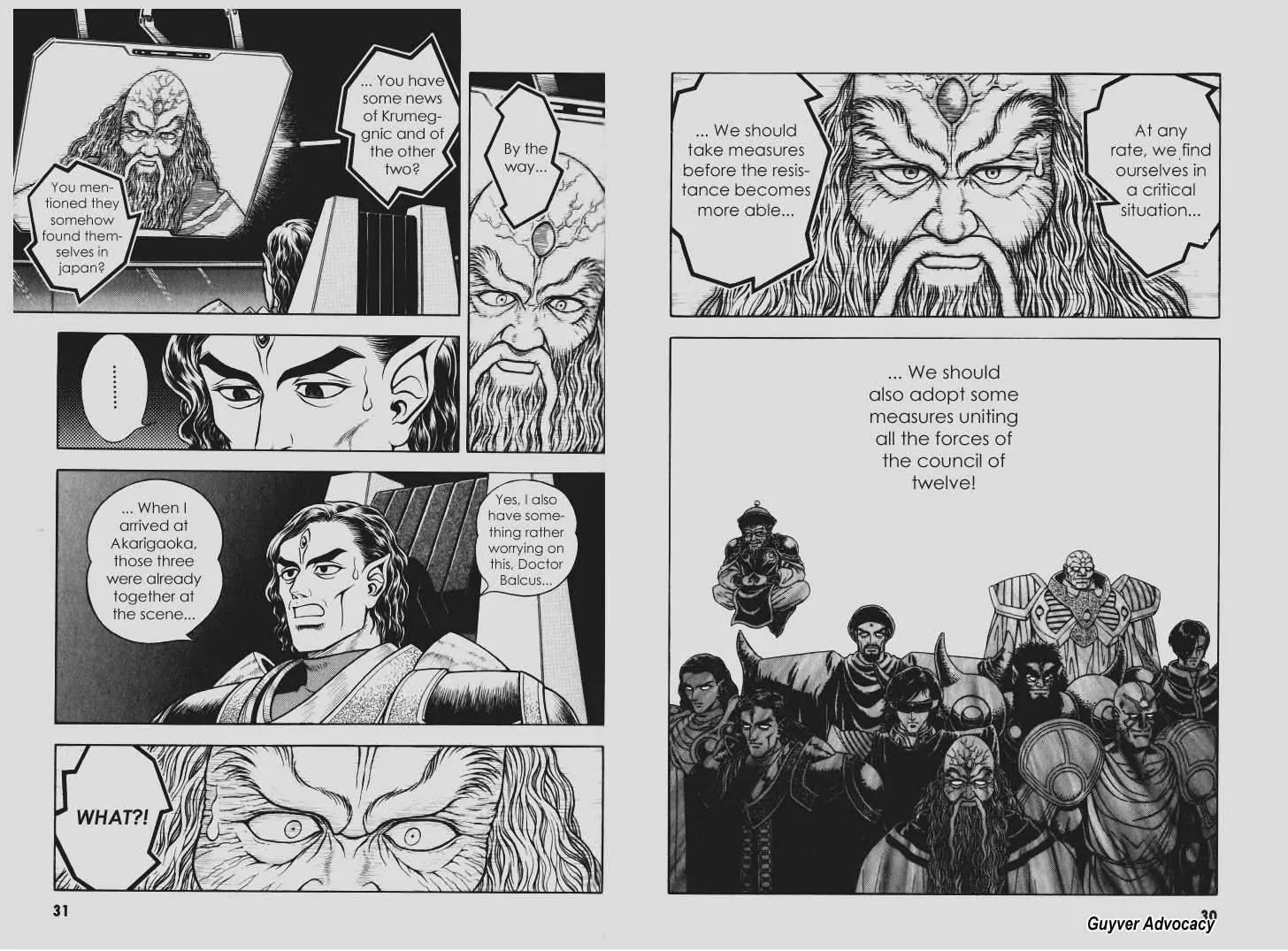 Guyver Chapter 100 page 15 - Chapter 100: The Intrigue of Three Lords