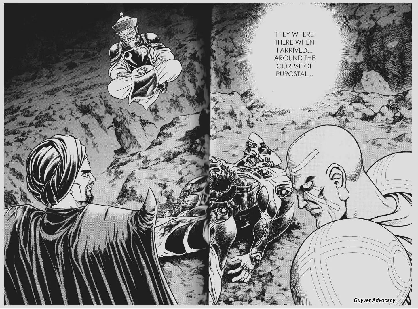 Guyver Chapter 100 page 16 - Chapter 100: The Intrigue of Three Lords
