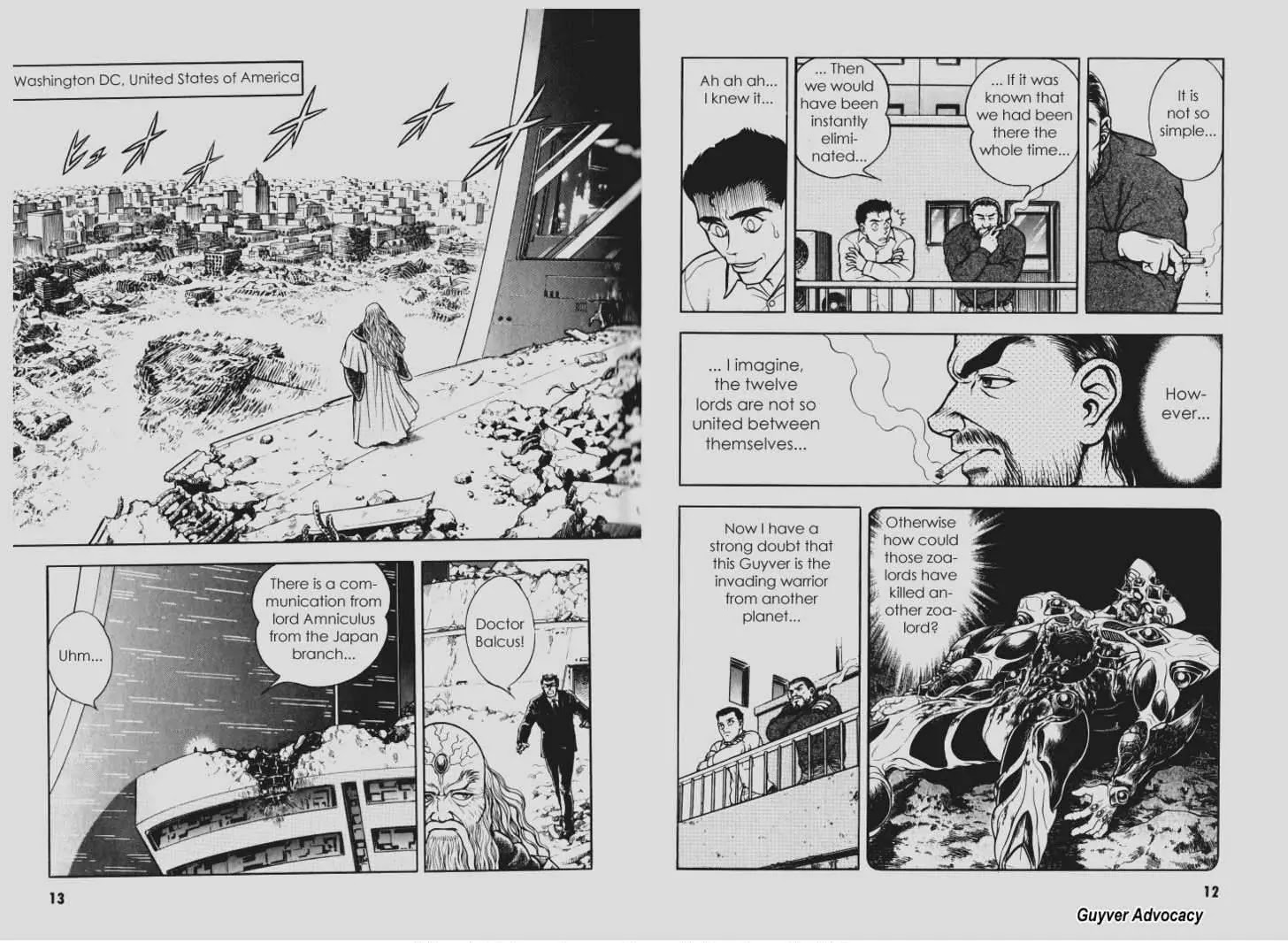 Guyver Chapter 100 page 6 - Chapter 100: The Intrigue of Three Lords