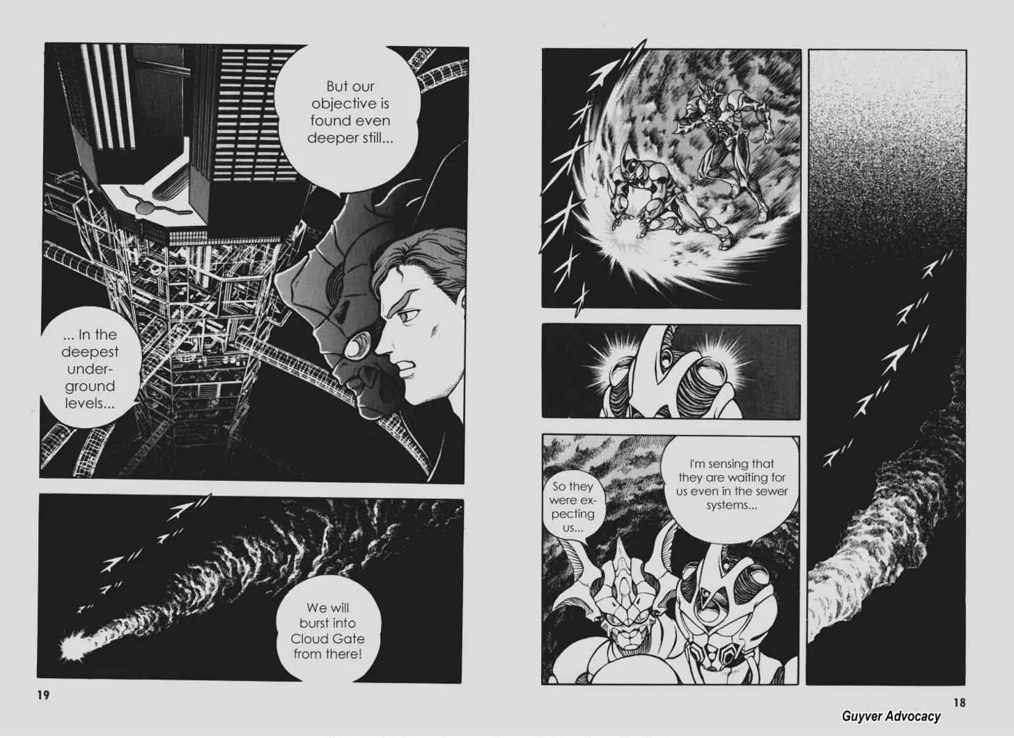 Guyver Chapter 107 page 9 - Chapter 107: Intrusion into Cloud Gate!