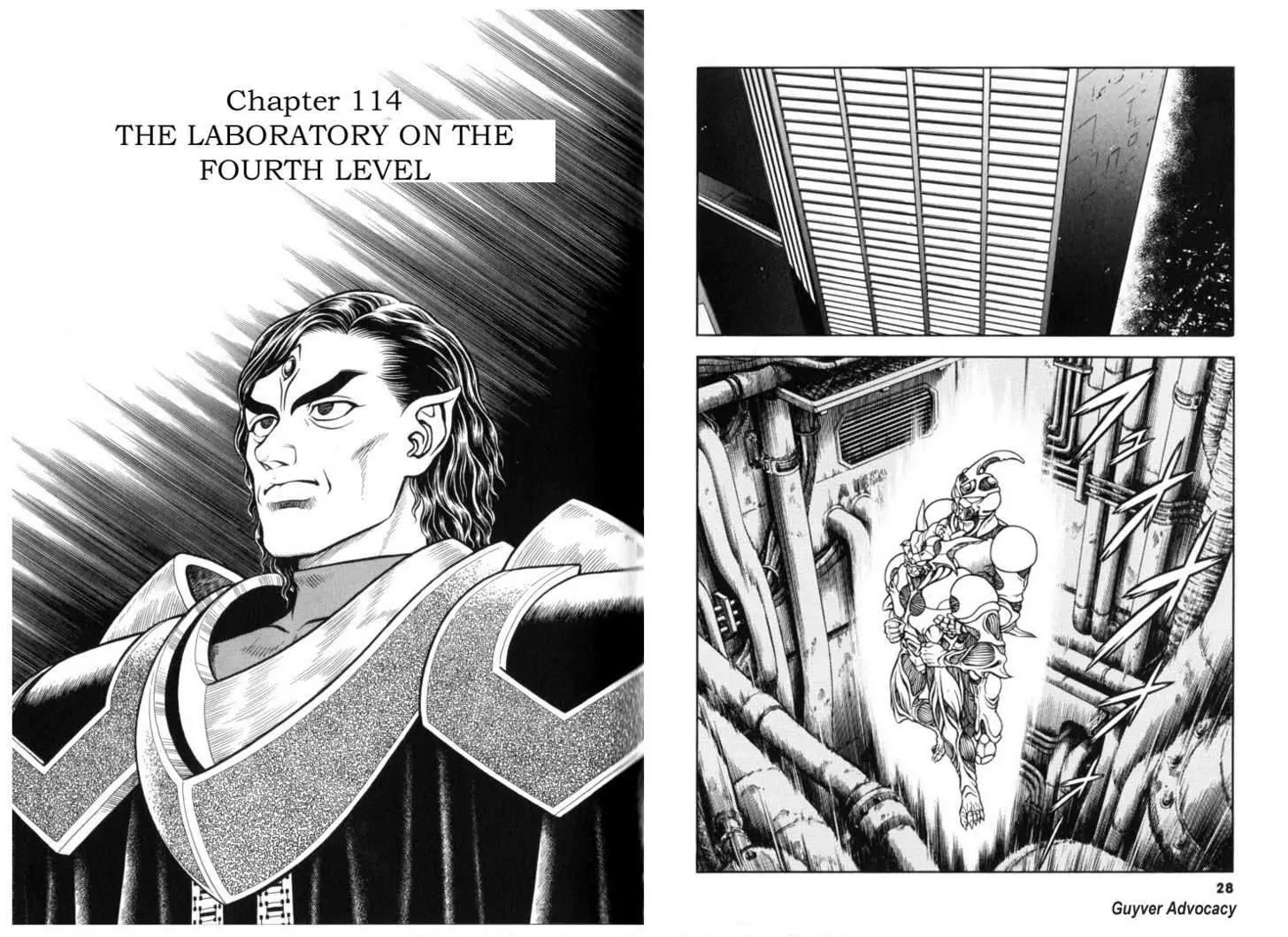 Guyver Chapter 114 page 1 - Chapter 114: The laboratory on the Fourth Level