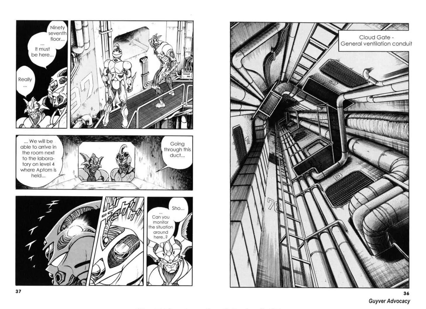 Guyver Chapter 114 page 5 - Chapter 114: The laboratory on the Fourth Level
