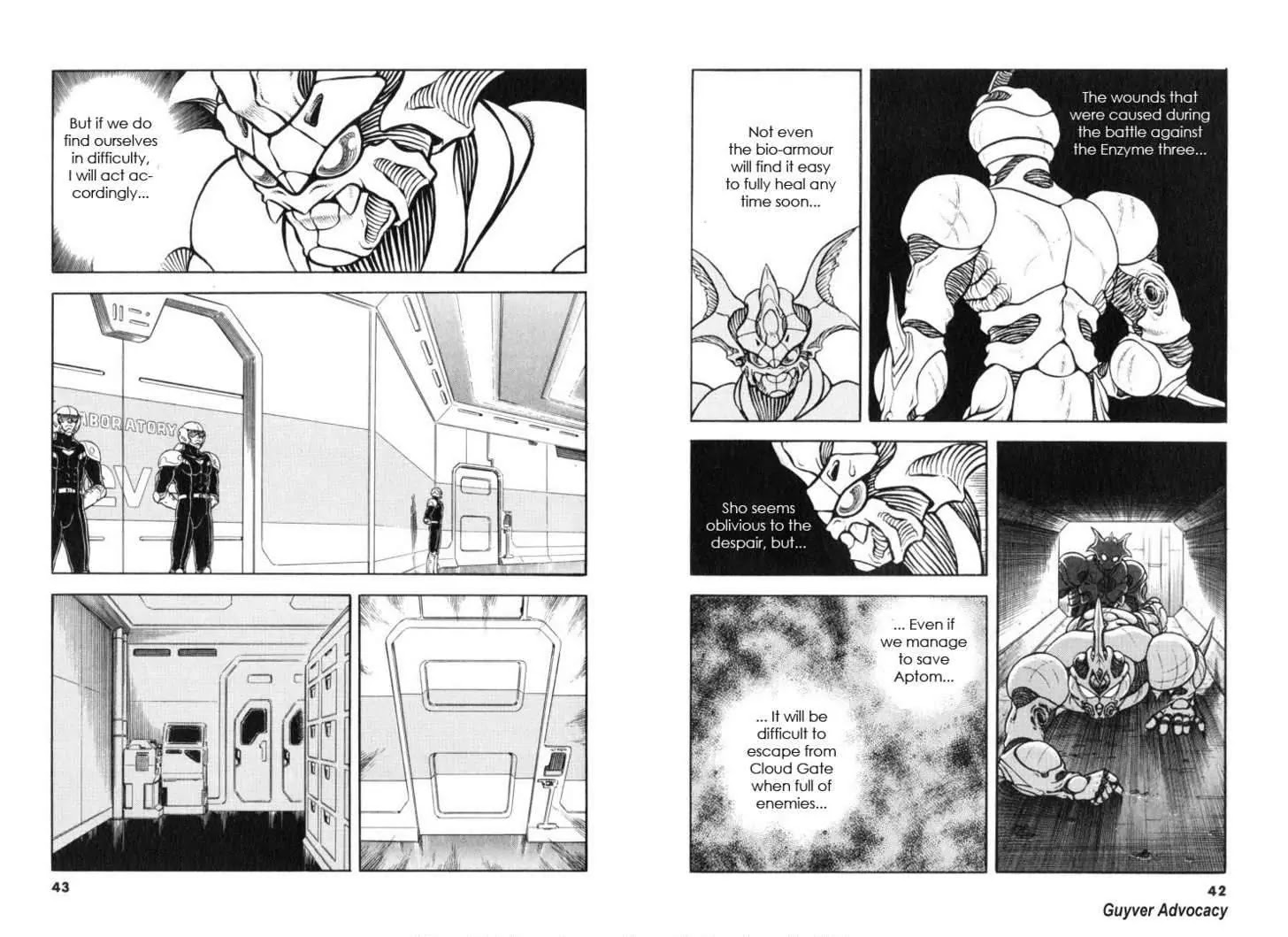 Guyver Chapter 114 page 8 - Chapter 114: The laboratory on the Fourth Level