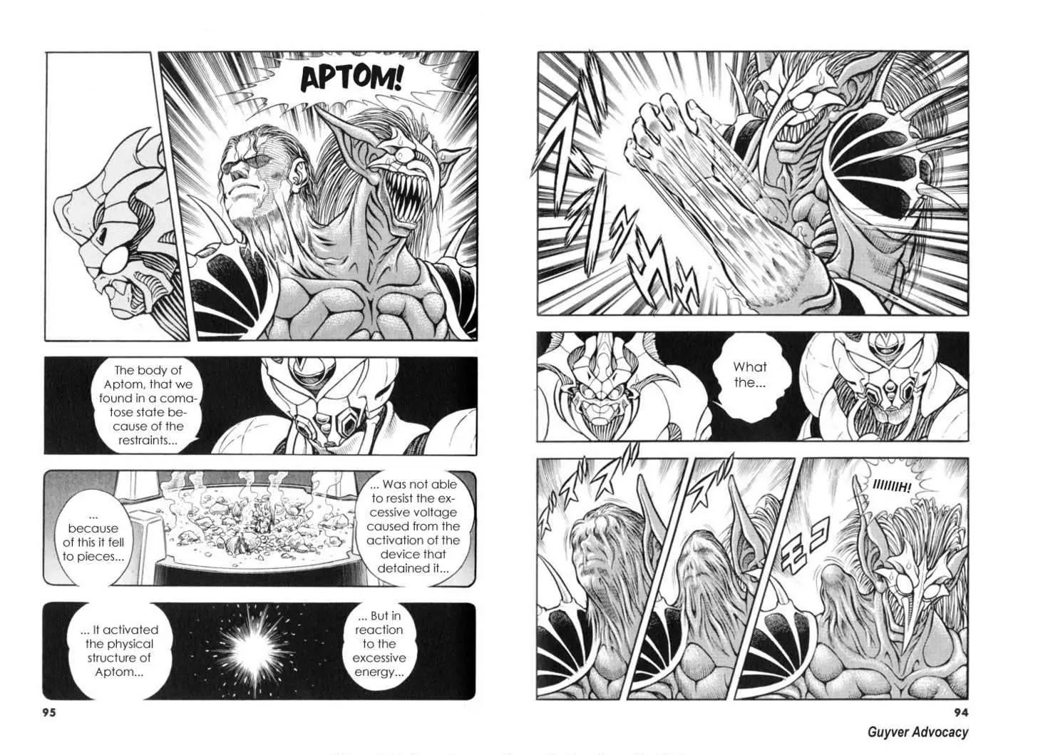Guyver Chapter 116 page 10 - Chapter 116: The Regeneration of Aptom