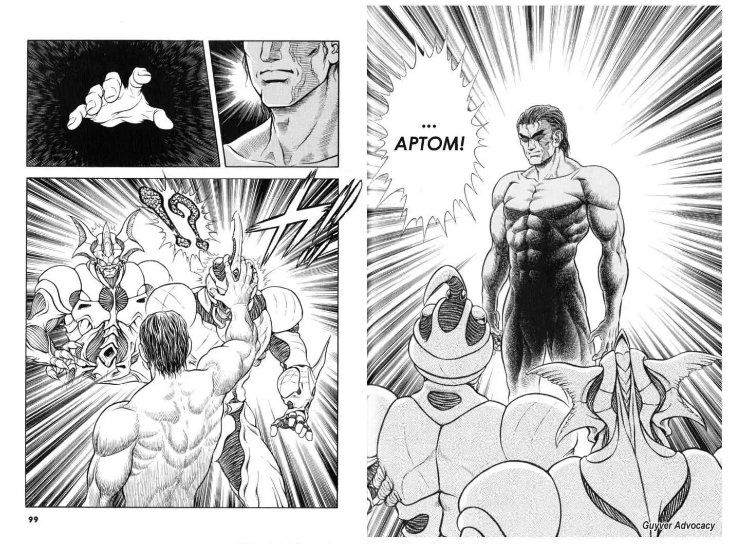 Guyver Chapter 116 page 12 - Chapter 116: The Regeneration of Aptom