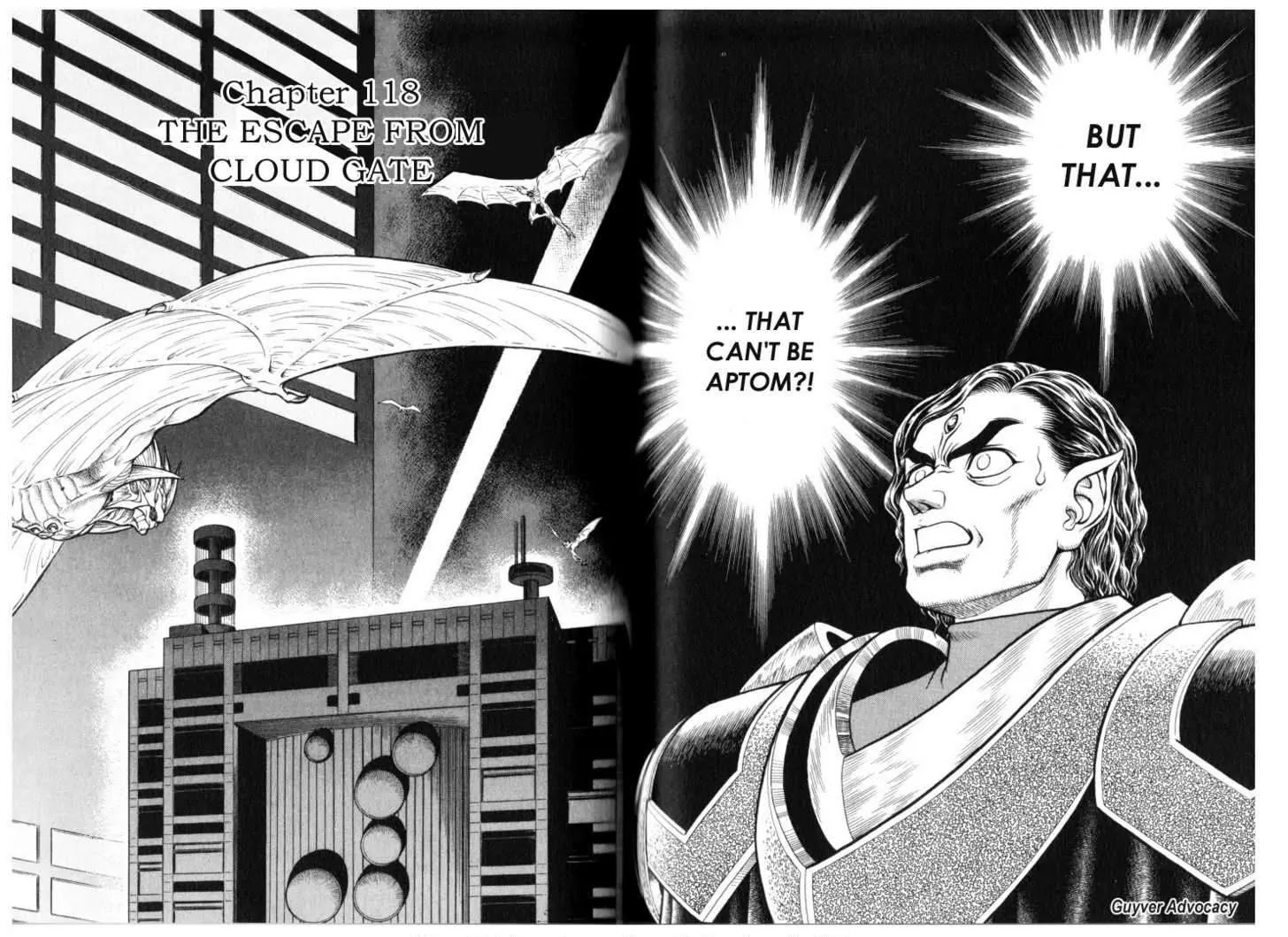 Guyver Chapter 118 page 1 - Chapter 118: The Escape From Cloud Gate