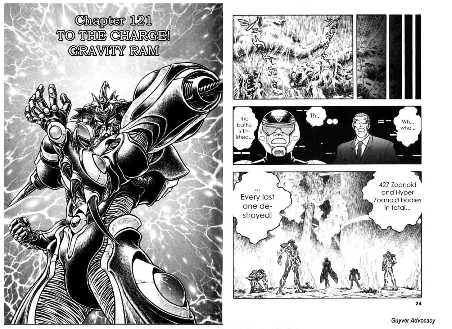 Guyver Chapter 121 page 1 - Chapter 121: To the Charge! Gravity Ram