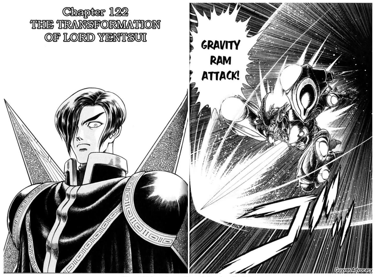 Guyver Chapter 122 page 1 - Chapter 122: The Transformation of Lord Yentsui