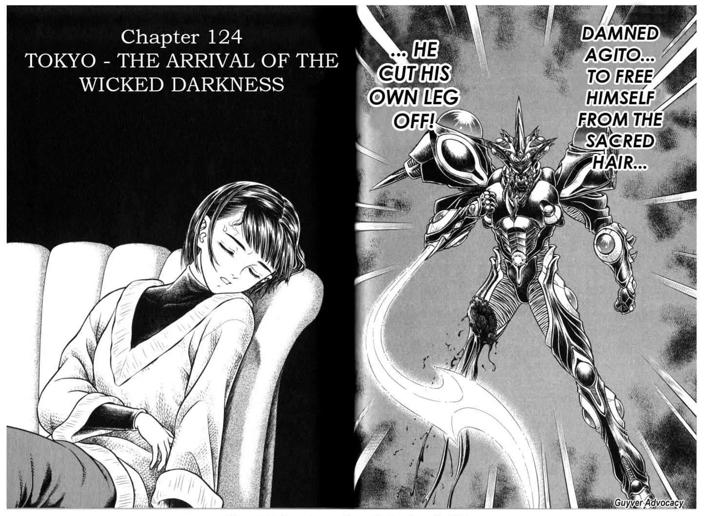 Guyver Chapter 124 page 1 - Chapter 124: Tokyo - The Arrival of the Wicked Darkness