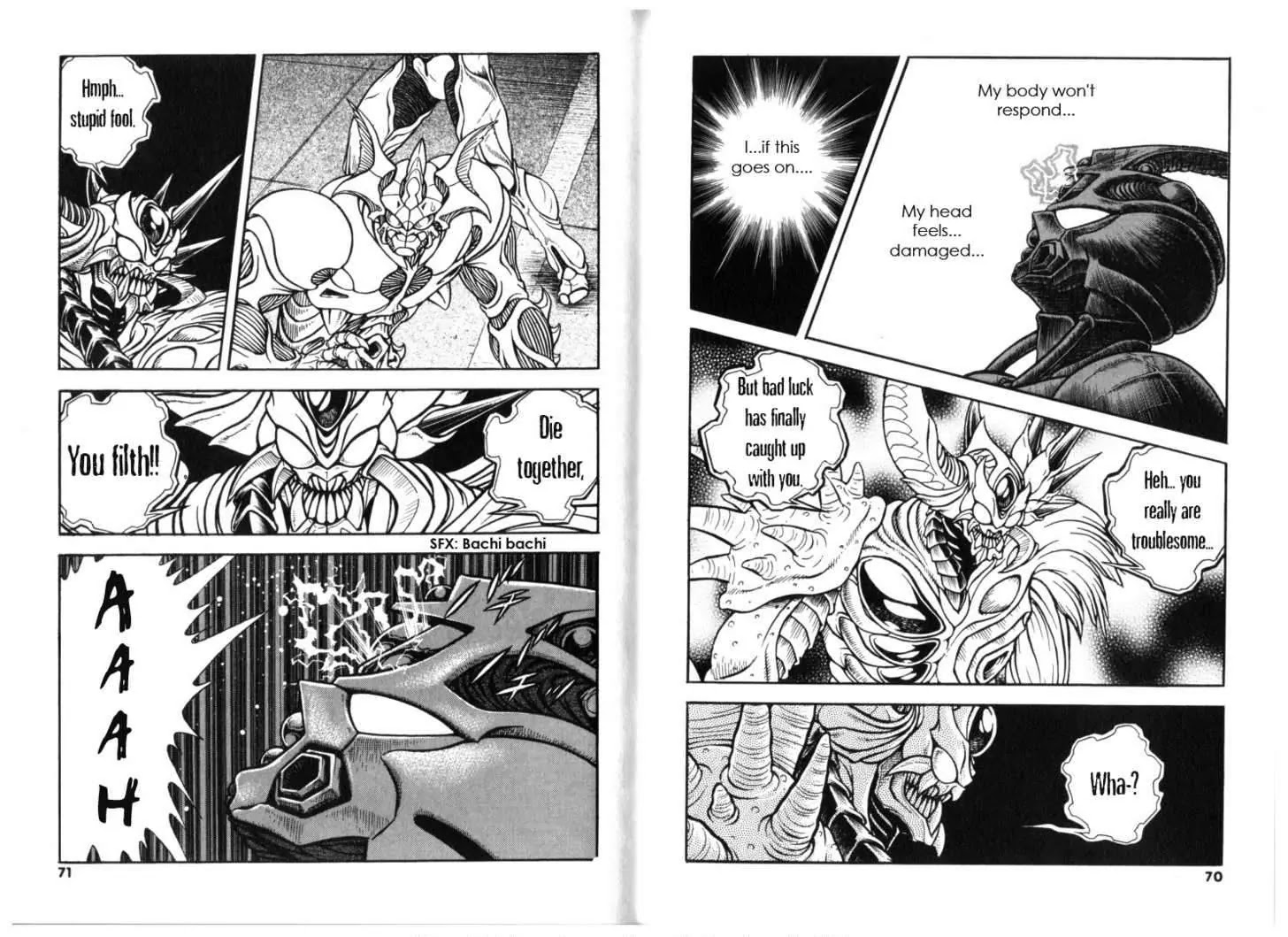 Guyver Chapter 129 page 11 - Chapter 129: Shock!! Bio-Booster Armor Develops
