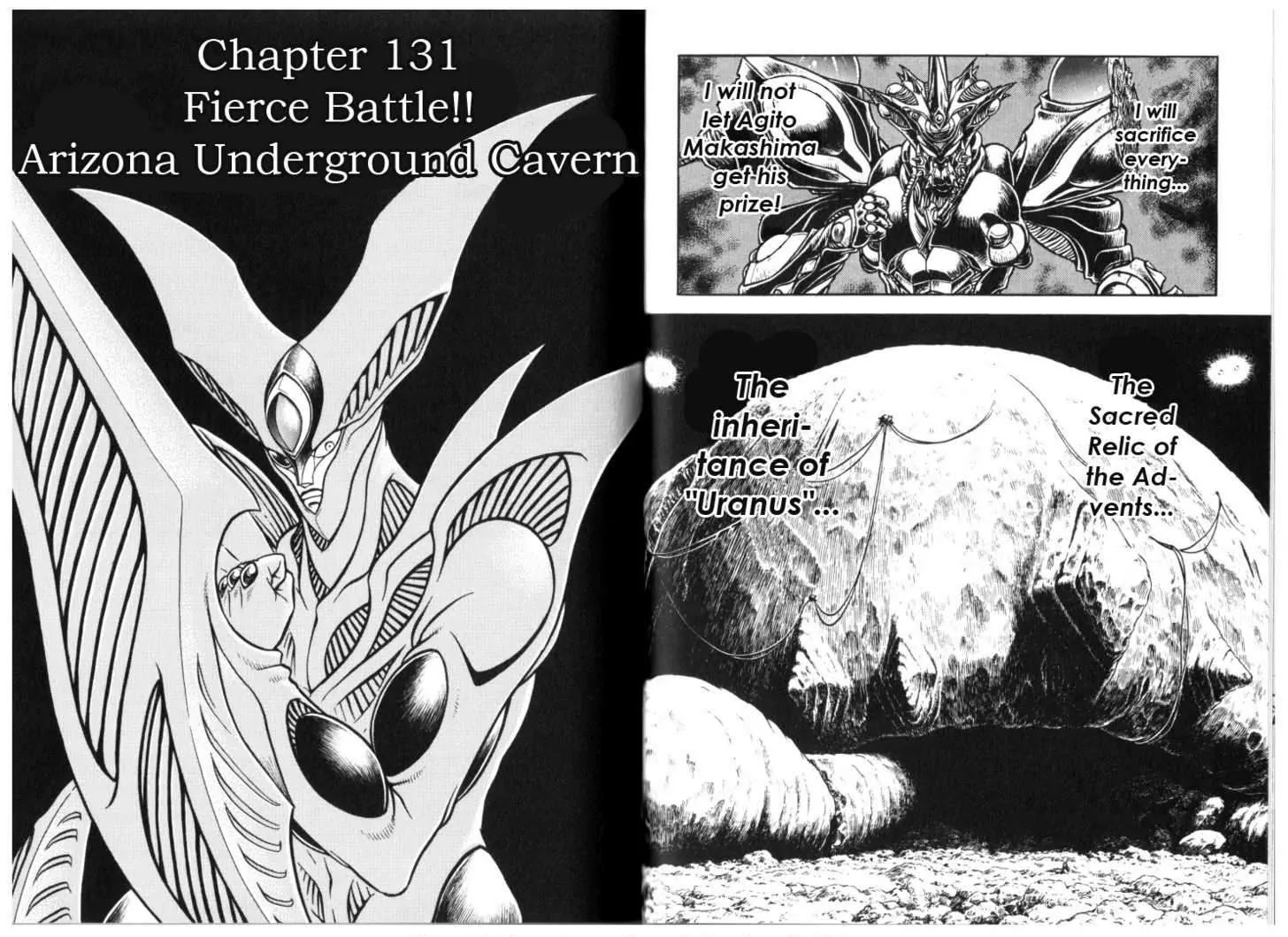 Guyver Chapter 131 page 1 - Chapter 131: Fierce Battle!! Arizona Underground Cavern