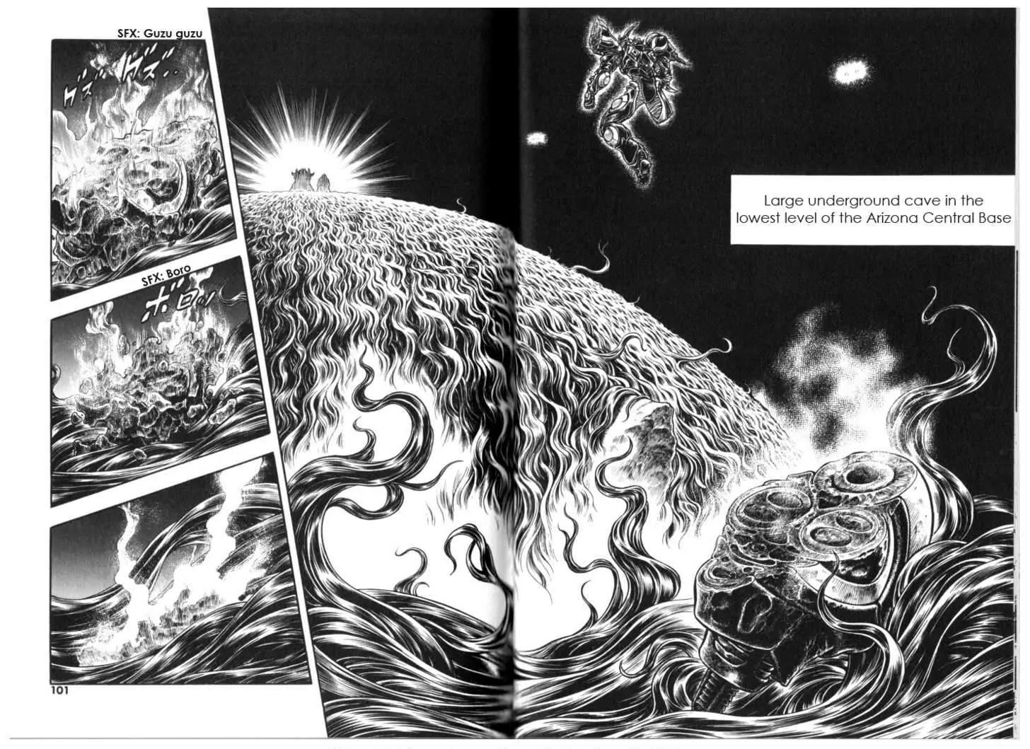 Guyver Chapter 131 page 3 - Chapter 131: Fierce Battle!! Arizona Underground Cavern
