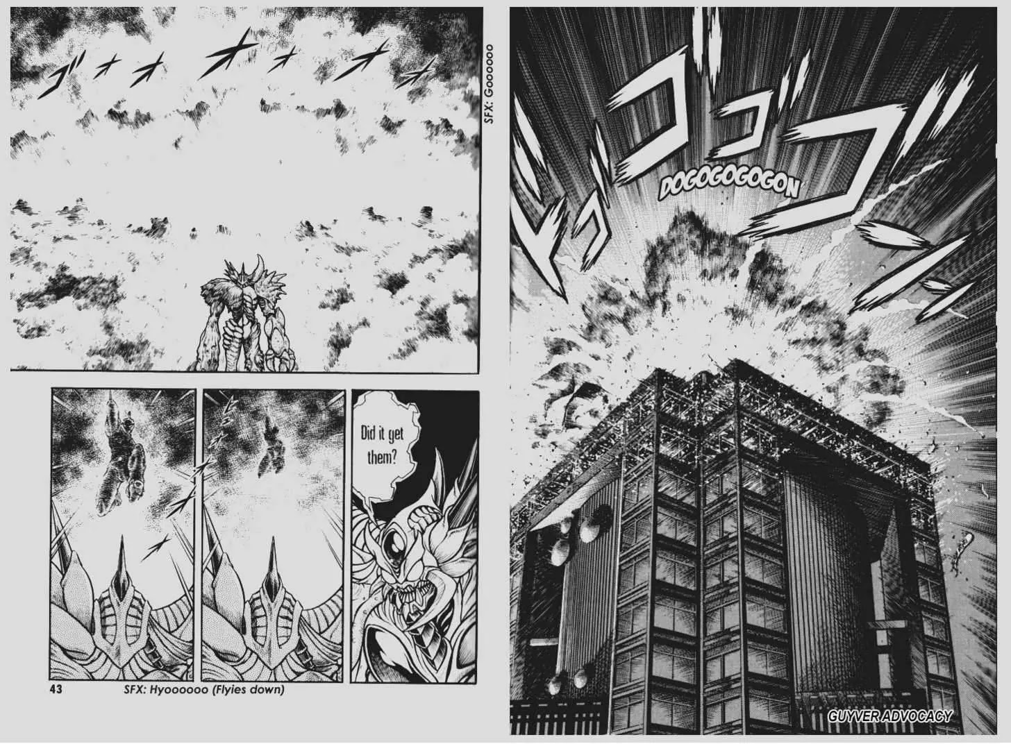 Guyver Chapter 142 page 10 - Chapter 142: Battle to the Death!! Metropolitan Goverment Office Rooftop