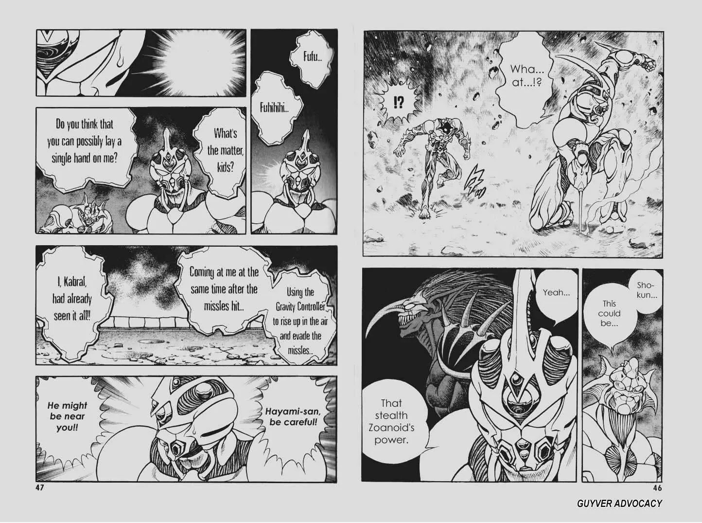 Guyver Chapter 142 page 12 - Chapter 142: Battle to the Death!! Metropolitan Goverment Office Rooftop