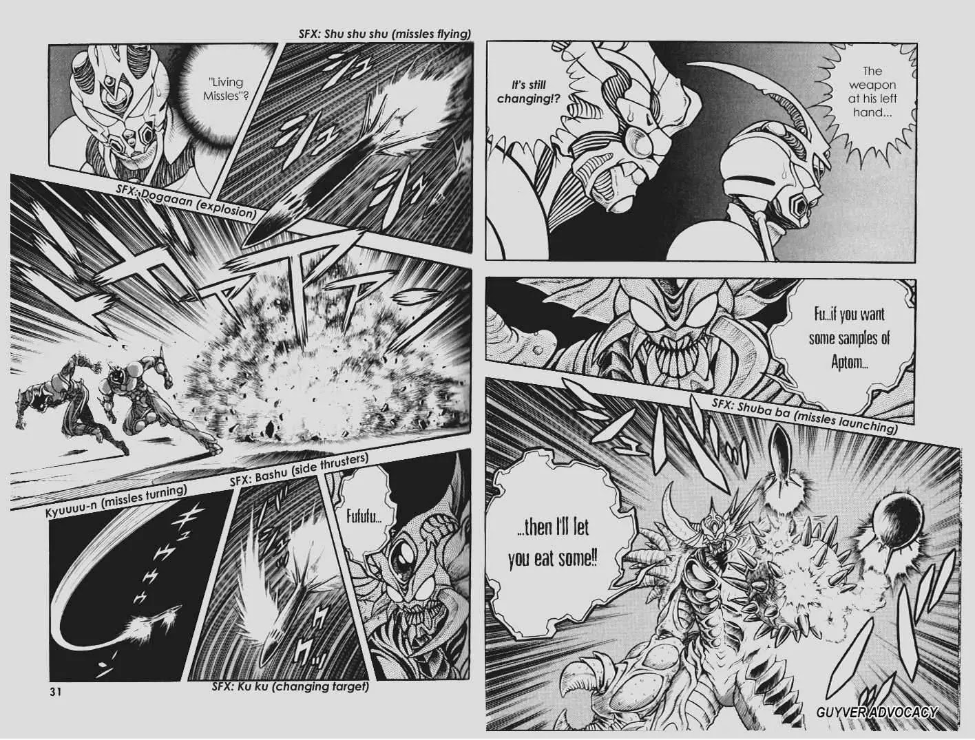 Guyver Chapter 142 page 4 - Chapter 142: Battle to the Death!! Metropolitan Goverment Office Rooftop