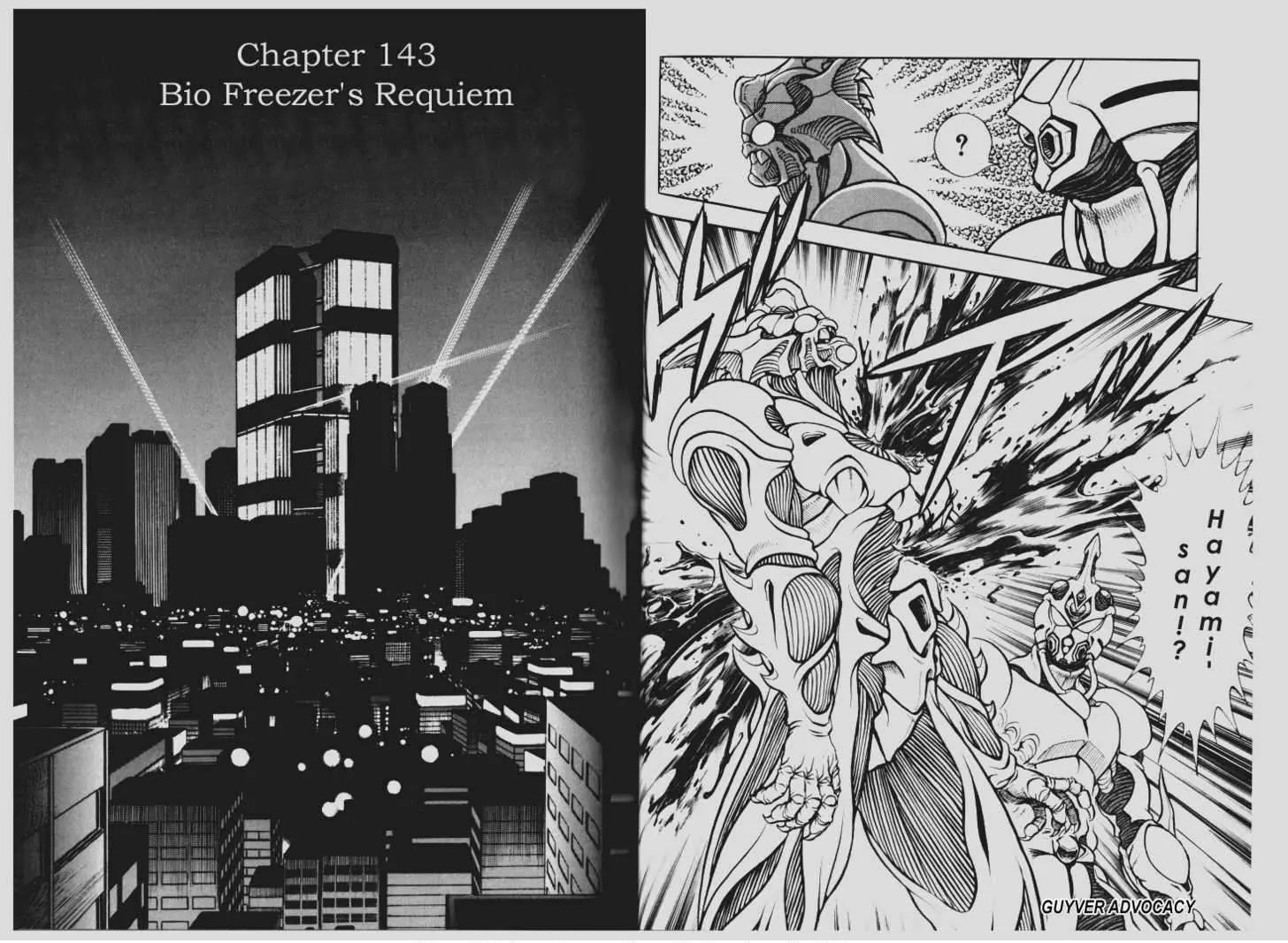 Guyver Chapter 143 page 1 - Chapter 143: Bio Freezer's Requiem