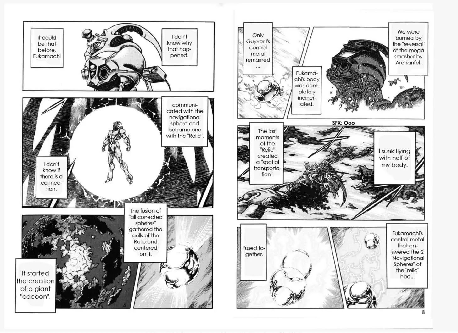 Guyver Chapter 148 page 6 - Chapter 148: Passage of Poer- the Tow Gigantics
