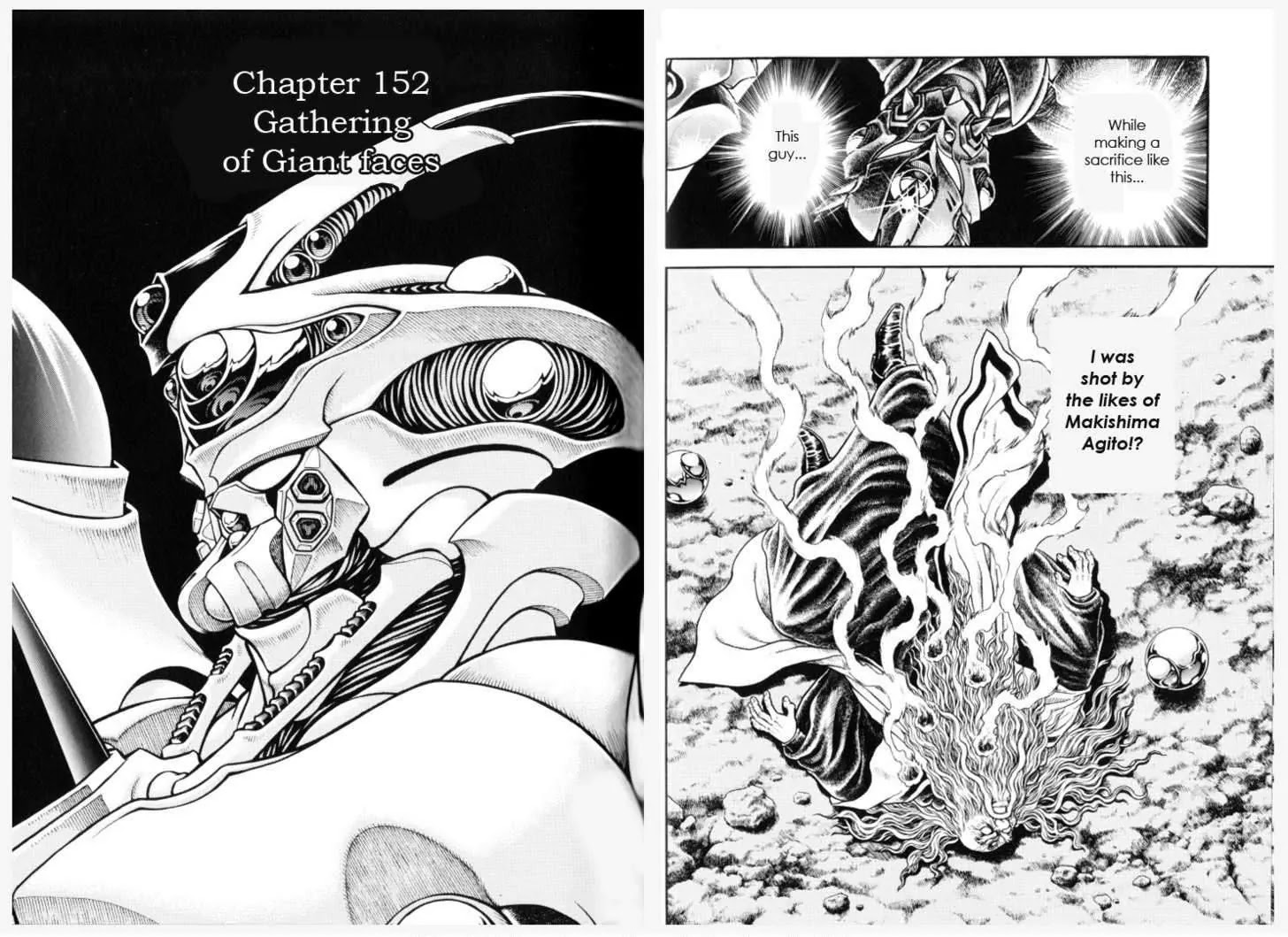 Guyver Chapter 152 page 1 - Chapter 152: Gathering of Giant Faces