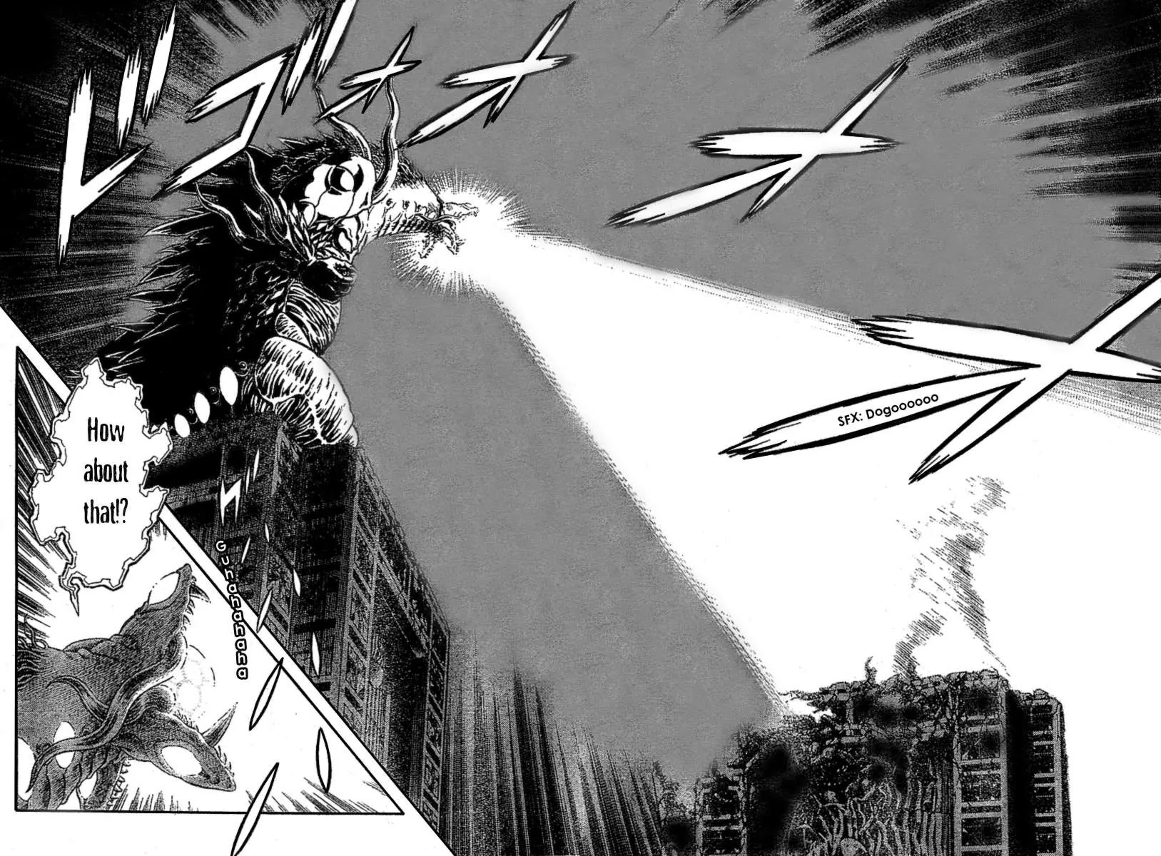 Guyver Chapter 156 page 14 - Chapter 156: Frontal Attak! Giant God Bio-Boost!!!