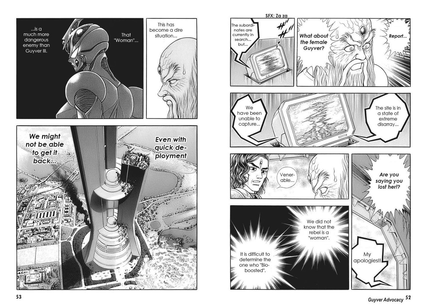 Guyver Chapter 162 page 13 - Chapter 162 : Furious Attack! Female Guyver!